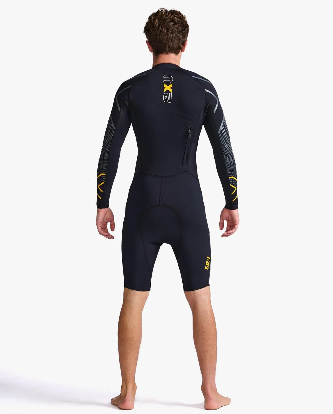 2XU Swimrun 1 Mens's Wetsuit (Black/Ambition)