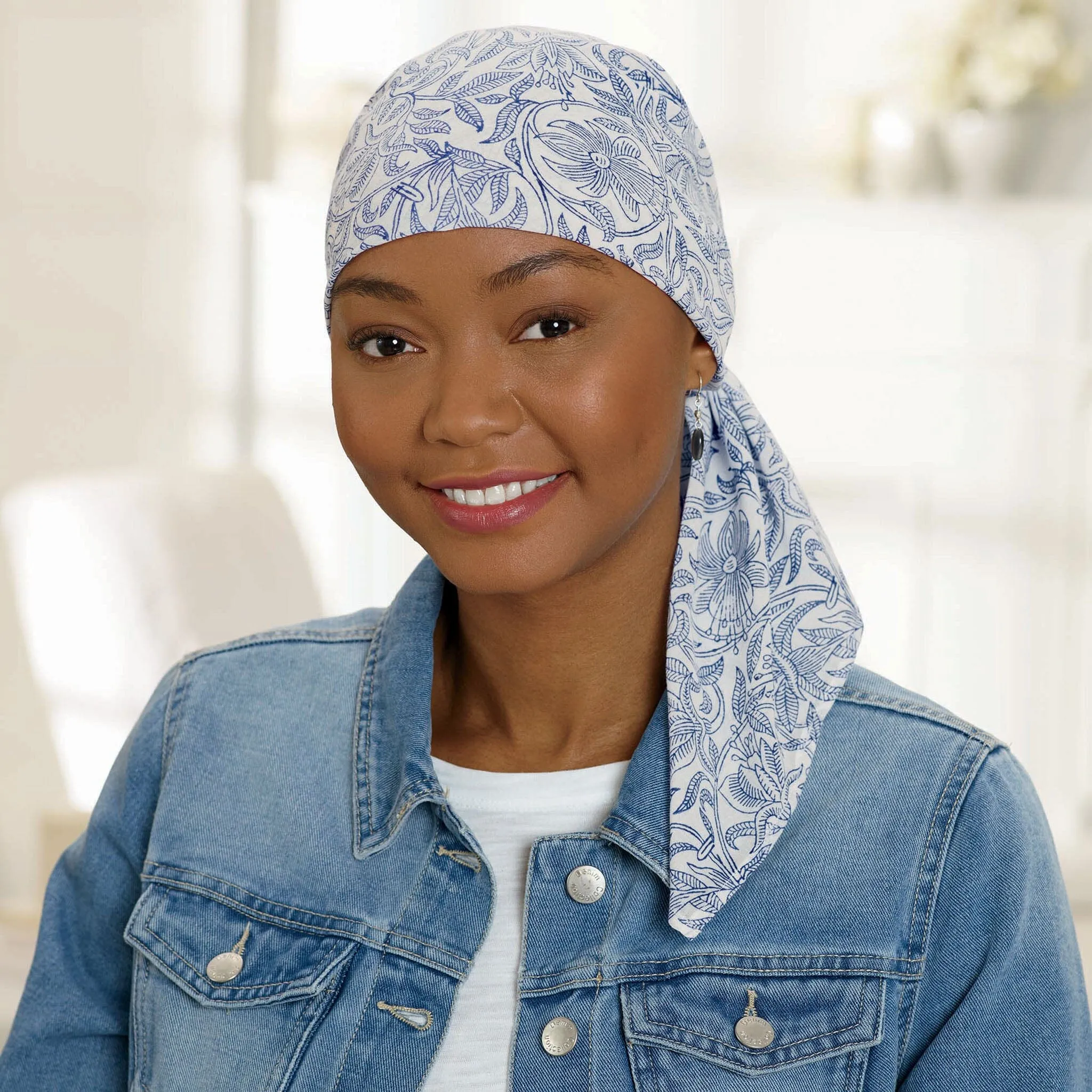 36" Square Cotton Scarf