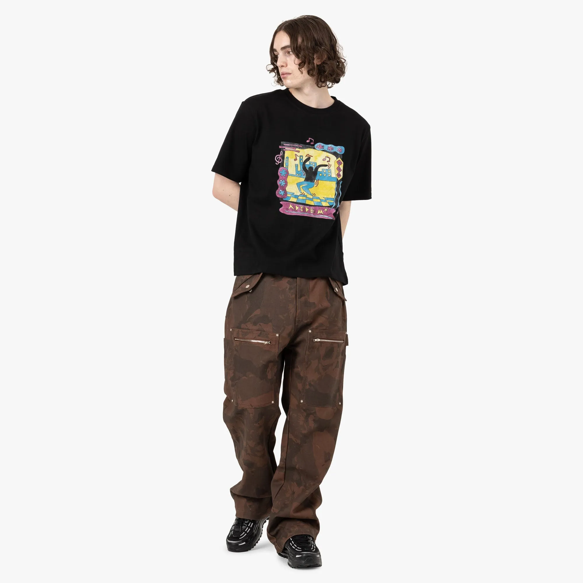 Adidem Asterisks Dancing T-shirt / Black