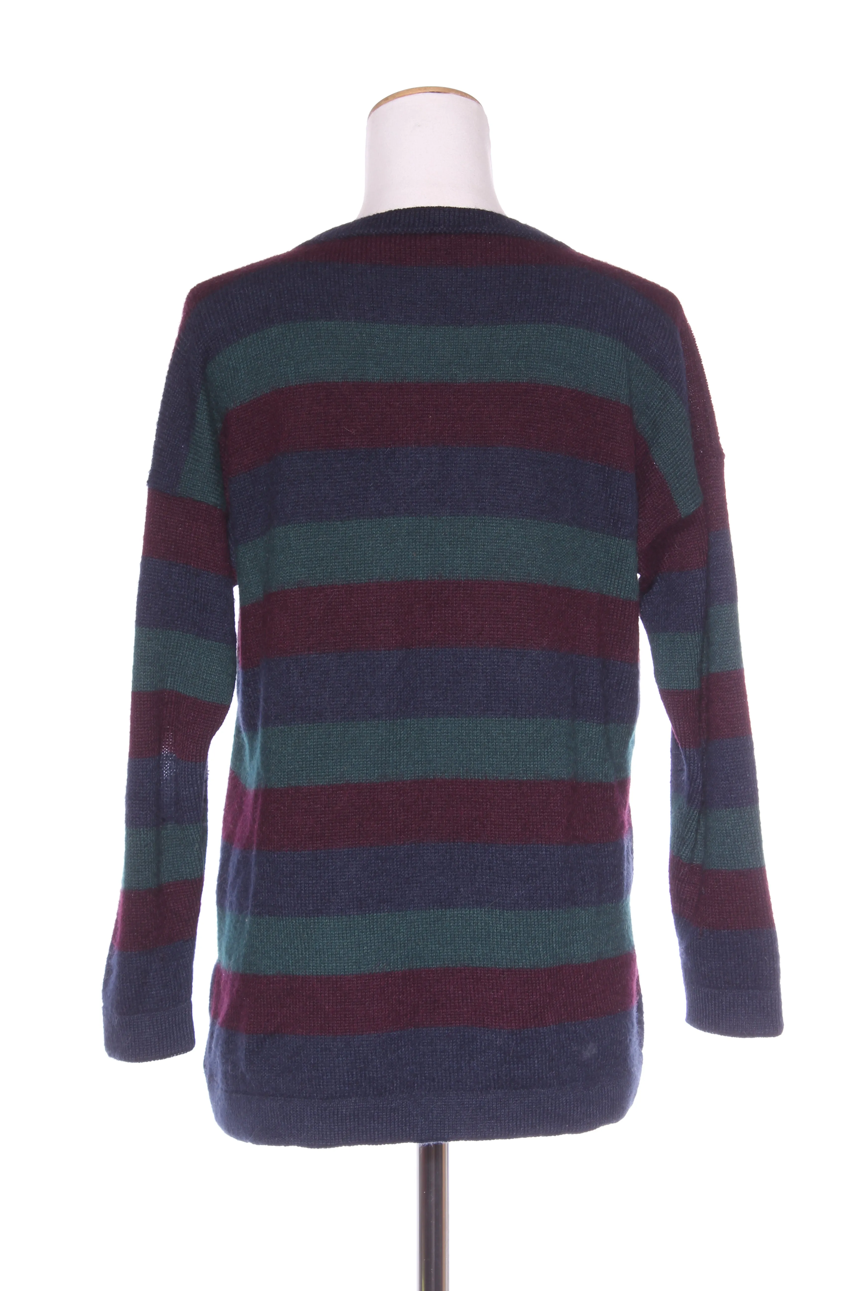 ADOBE KNITS (NZ) Soft alpaca stripe knit jumper! 12-14