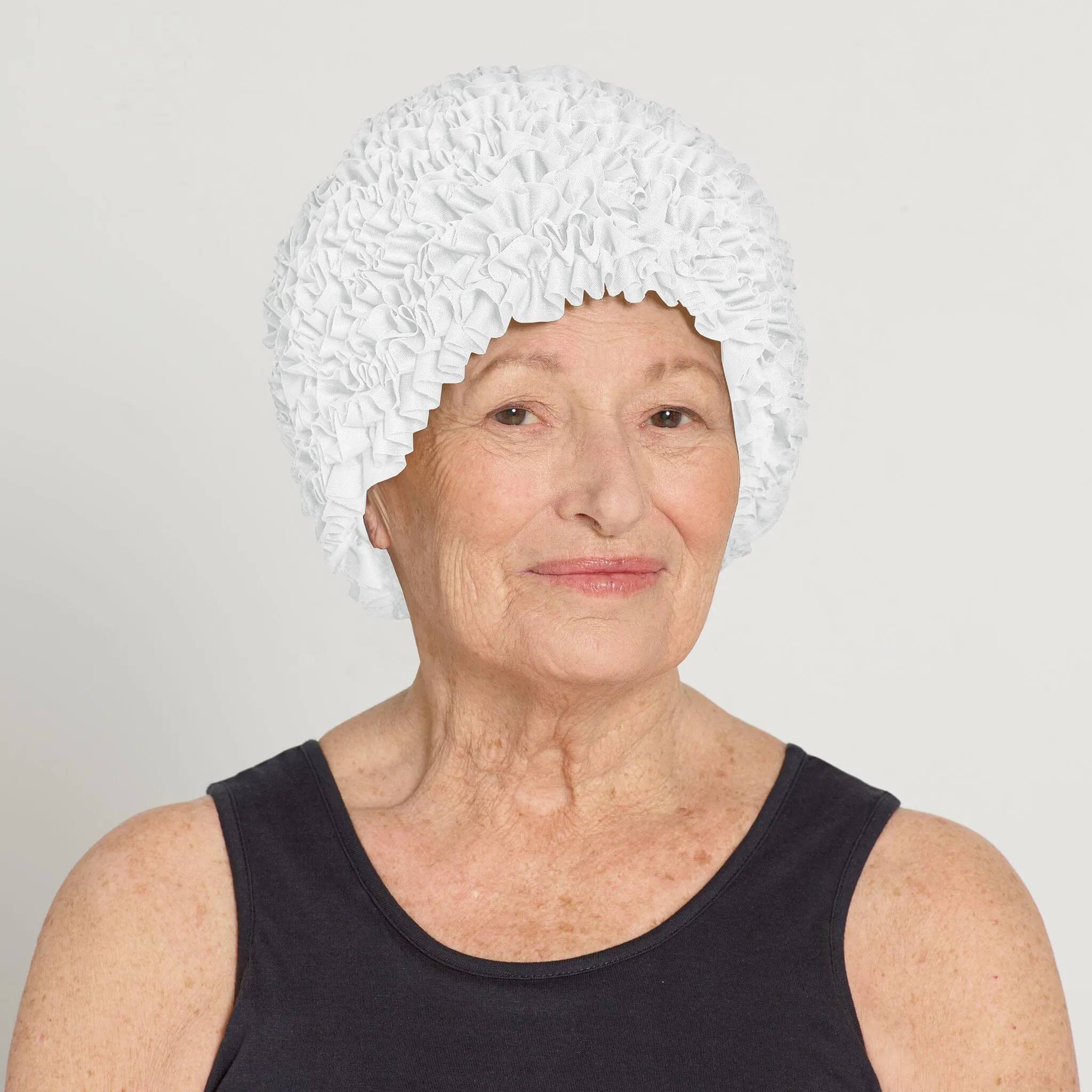 All Over Ruffle Swim Cap