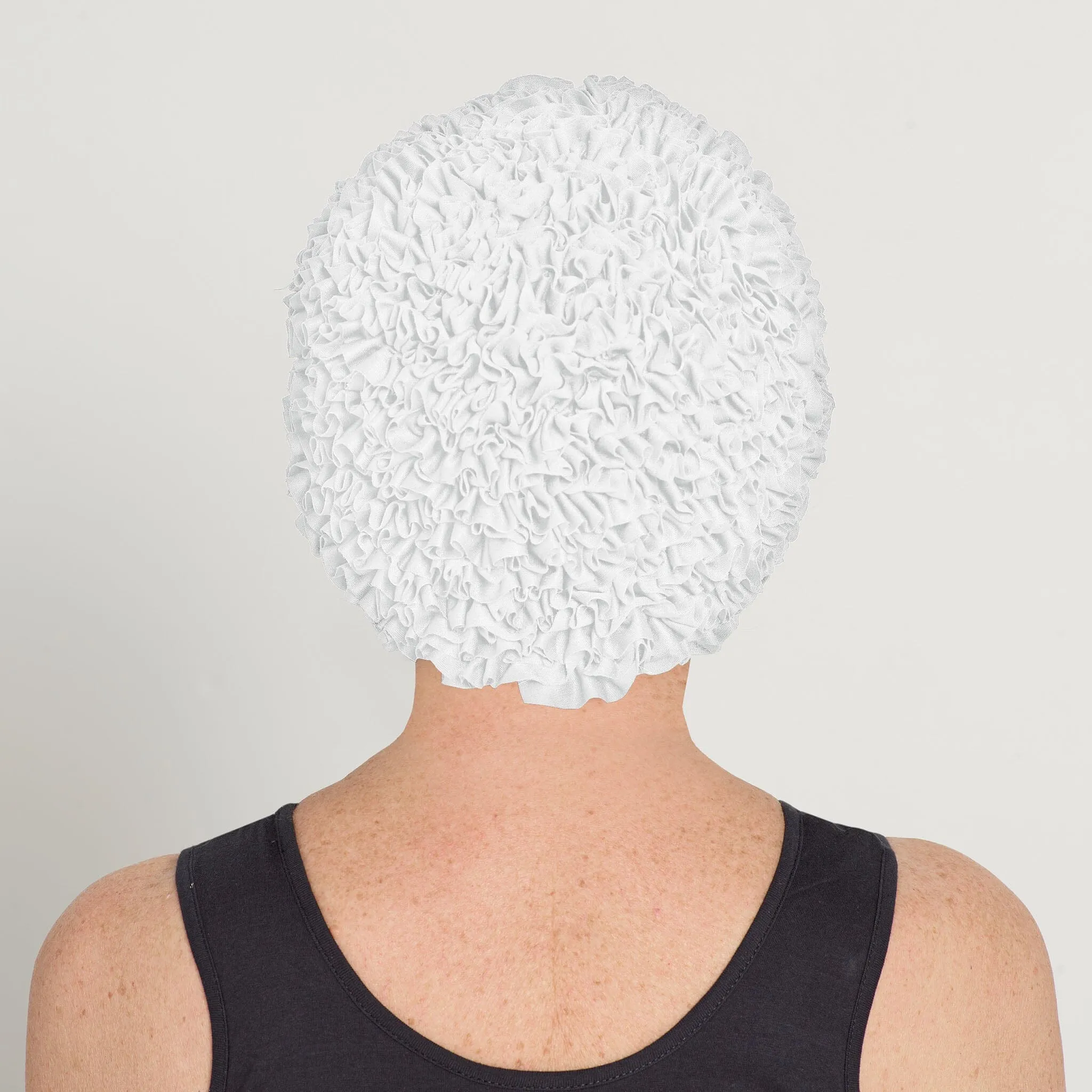 All Over Ruffle Swim Cap