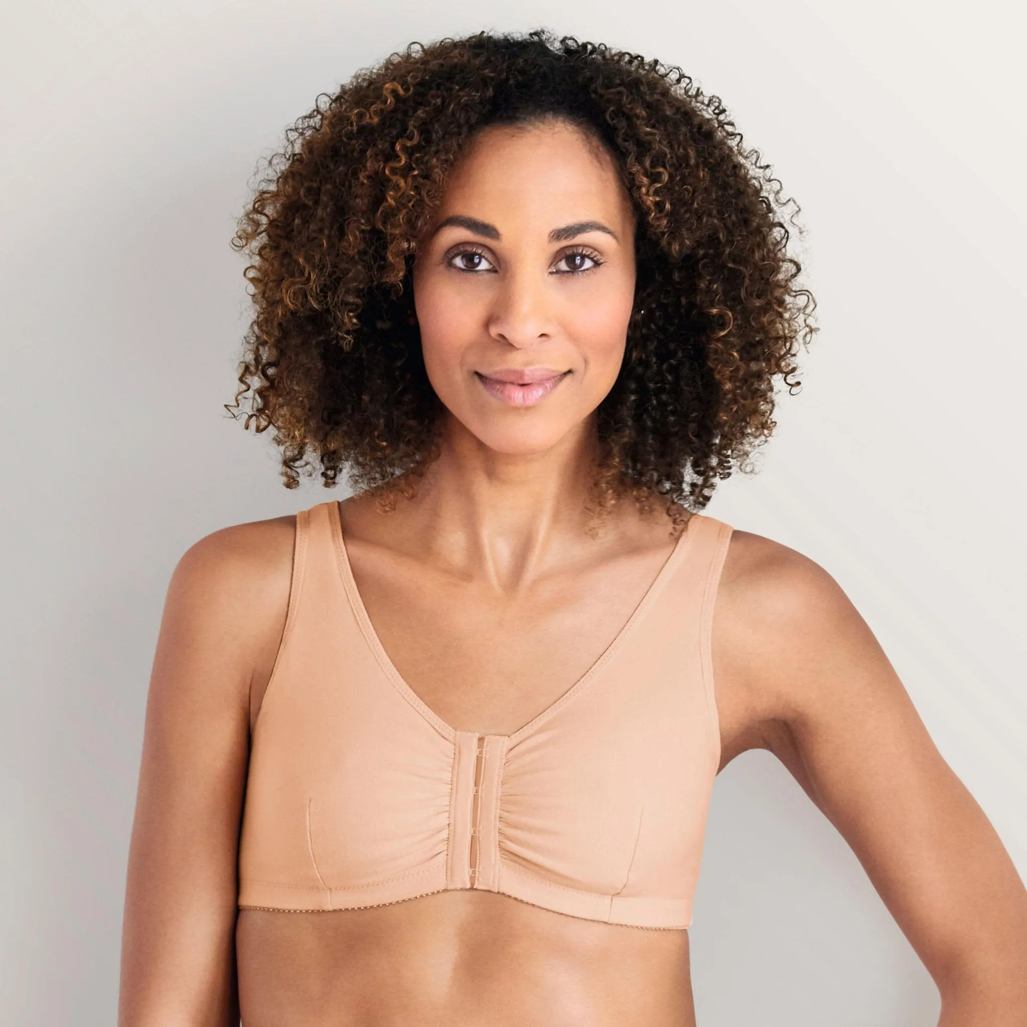 Amoena® Frances Wire-Free Leisure Bra Light Blue/Aqua