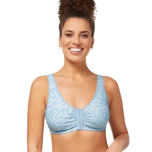 Amoena® Frances Wire-Free Leisure Bra Light Blue/Aqua