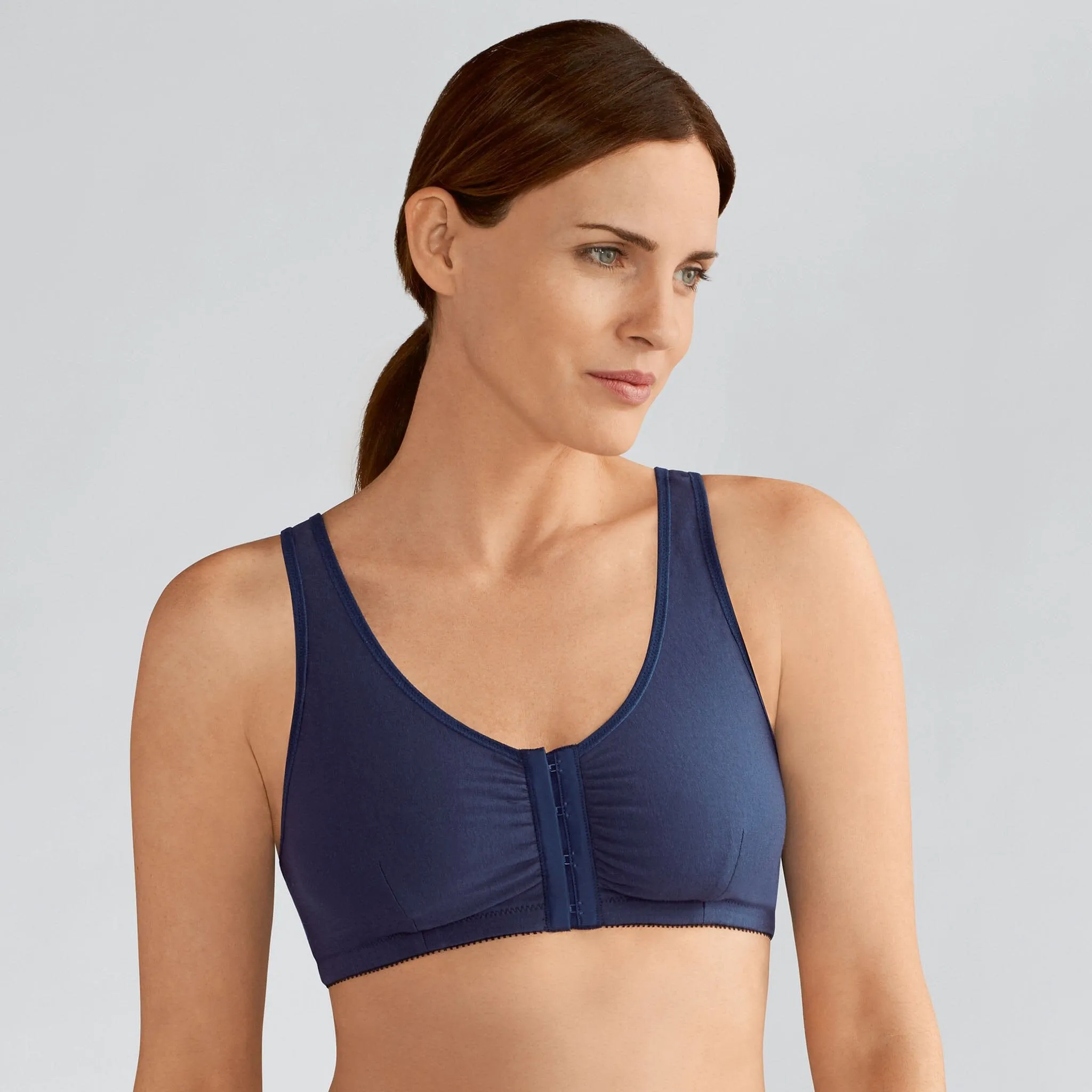 Amoena® Frances Wire-Free Leisure Bra Light Blue/Aqua
