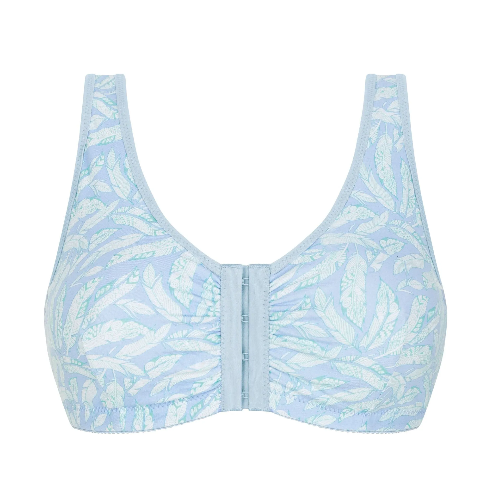 Amoena® Frances Wire-Free Leisure Bra Light Blue/Aqua