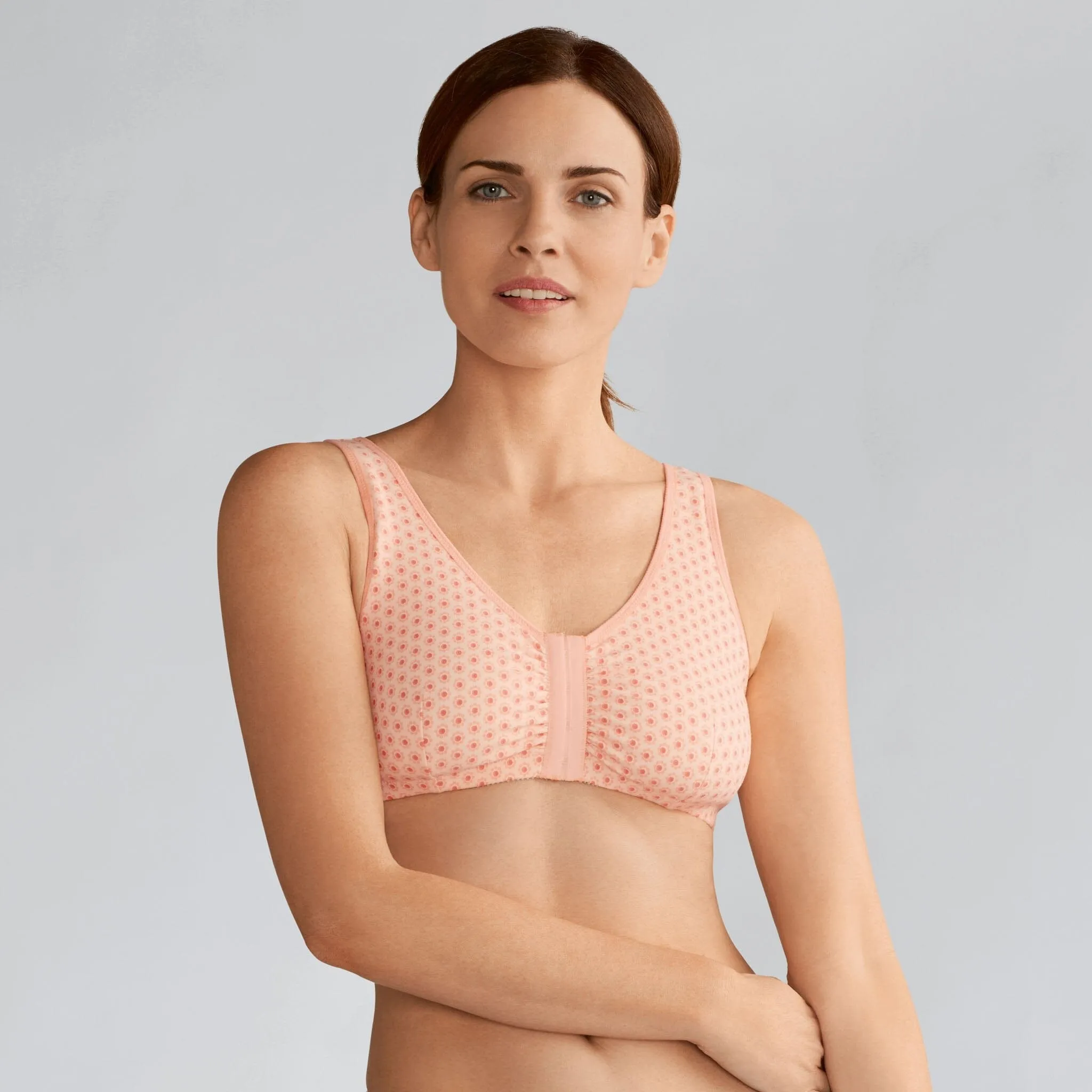 Amoena® Frances Wire-Free Leisure Bra Light Blue/Aqua