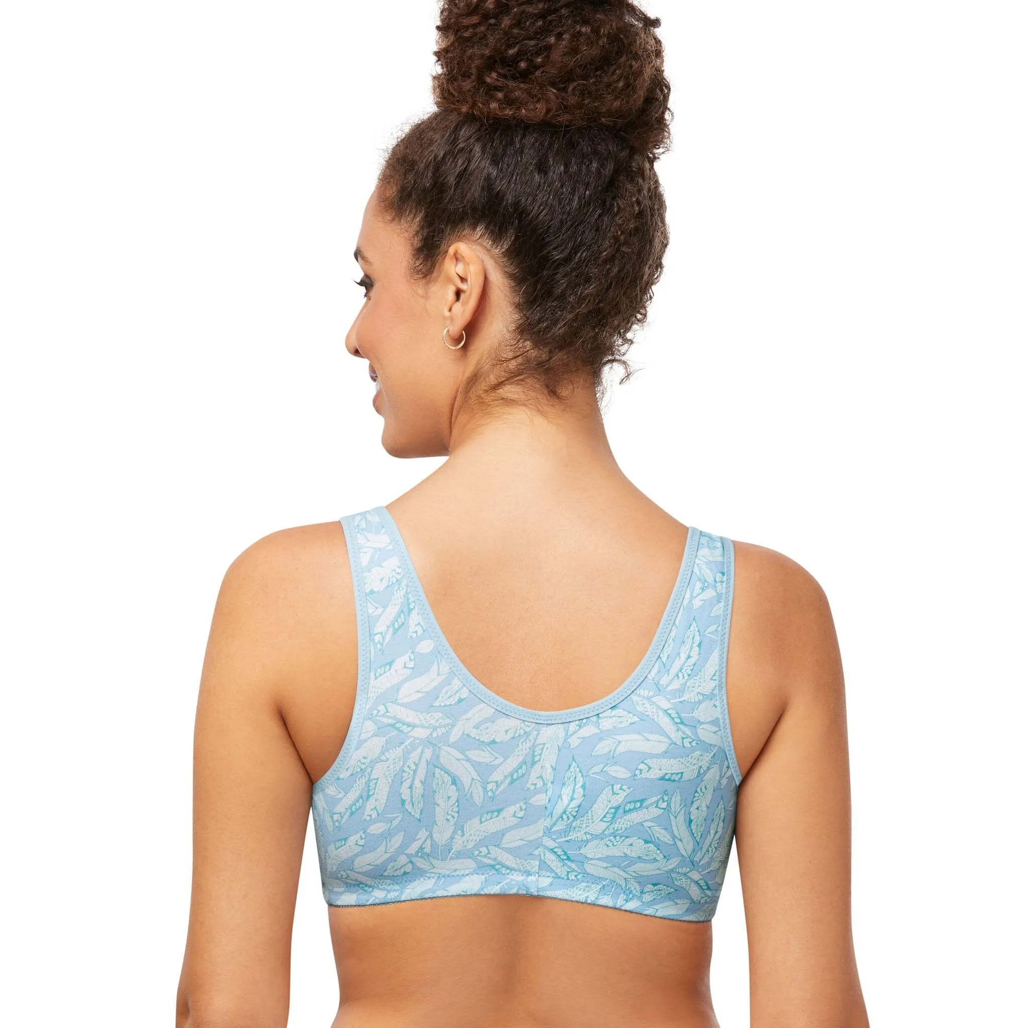 Amoena® Frances Wire-Free Leisure Bra Light Blue/Aqua
