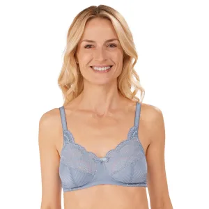 Amoena® Karolina Wire-Free Bra Light Blue/Light Sand