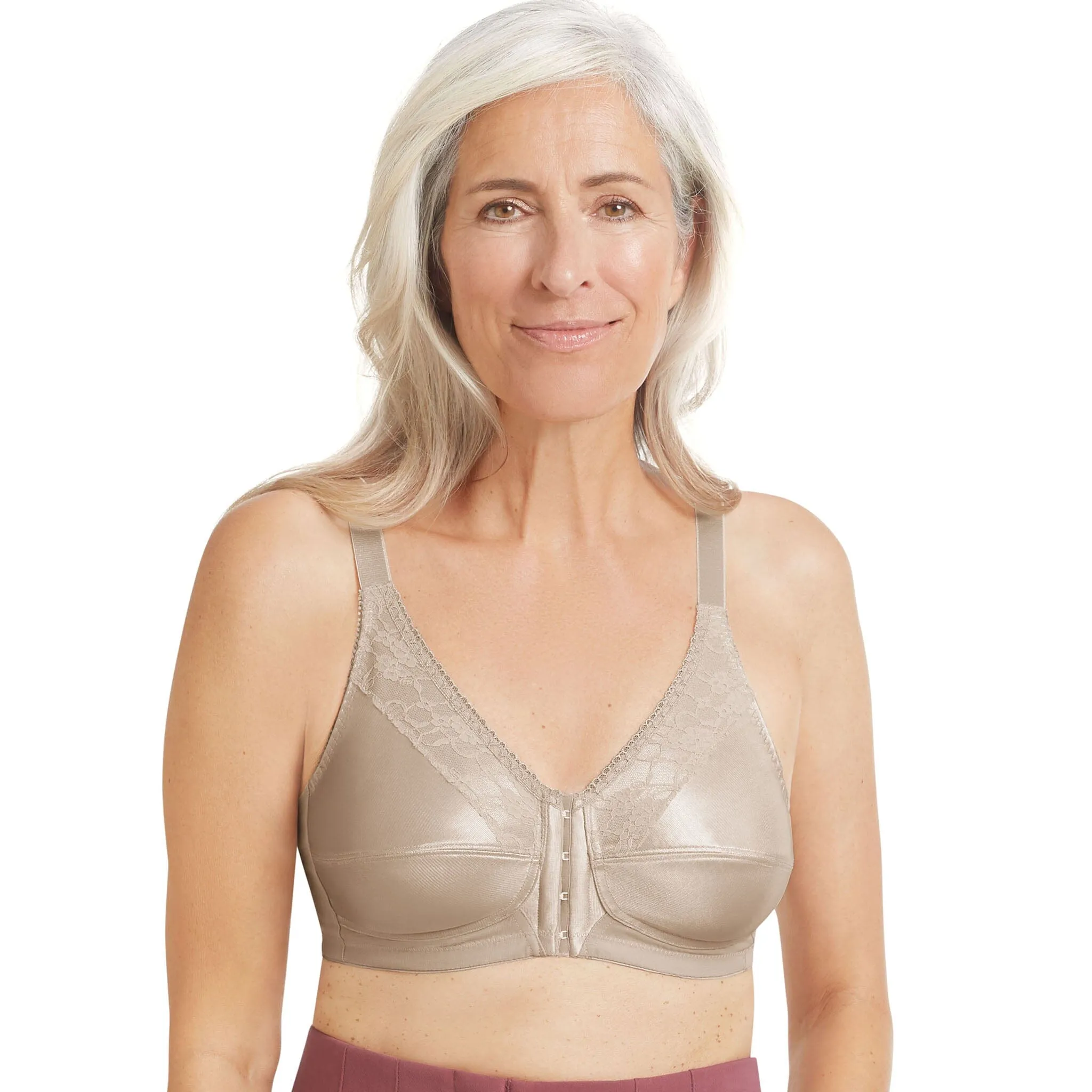 Amoena® Nancy Front Closure Bra Rose Nude