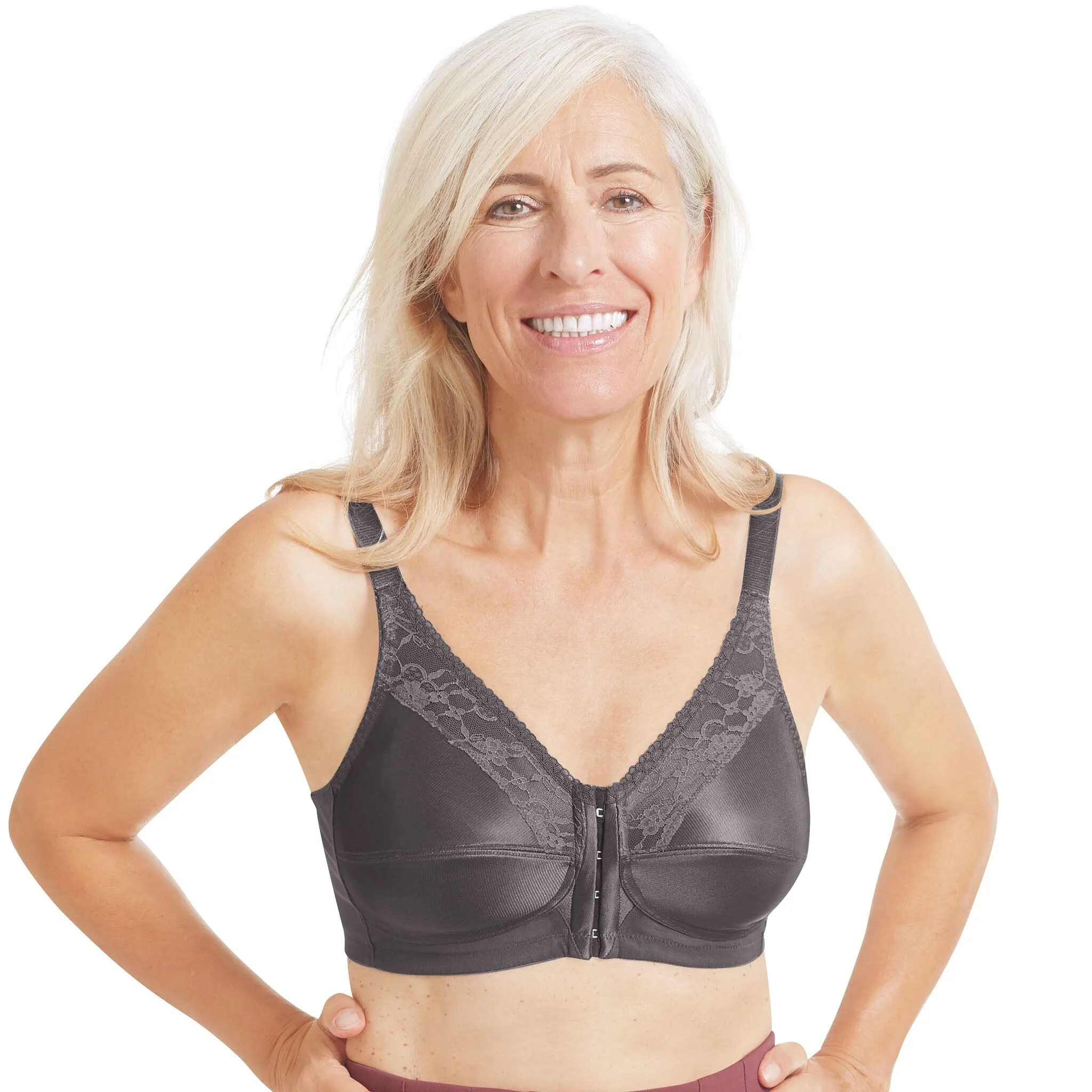Amoena® Nancy Front Closure Bra Rose Nude