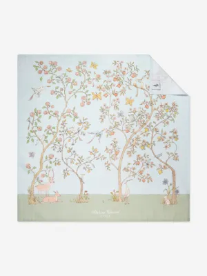 Atelier Choux Baby Boys In Bloom Swaddle in Blue (100cm)