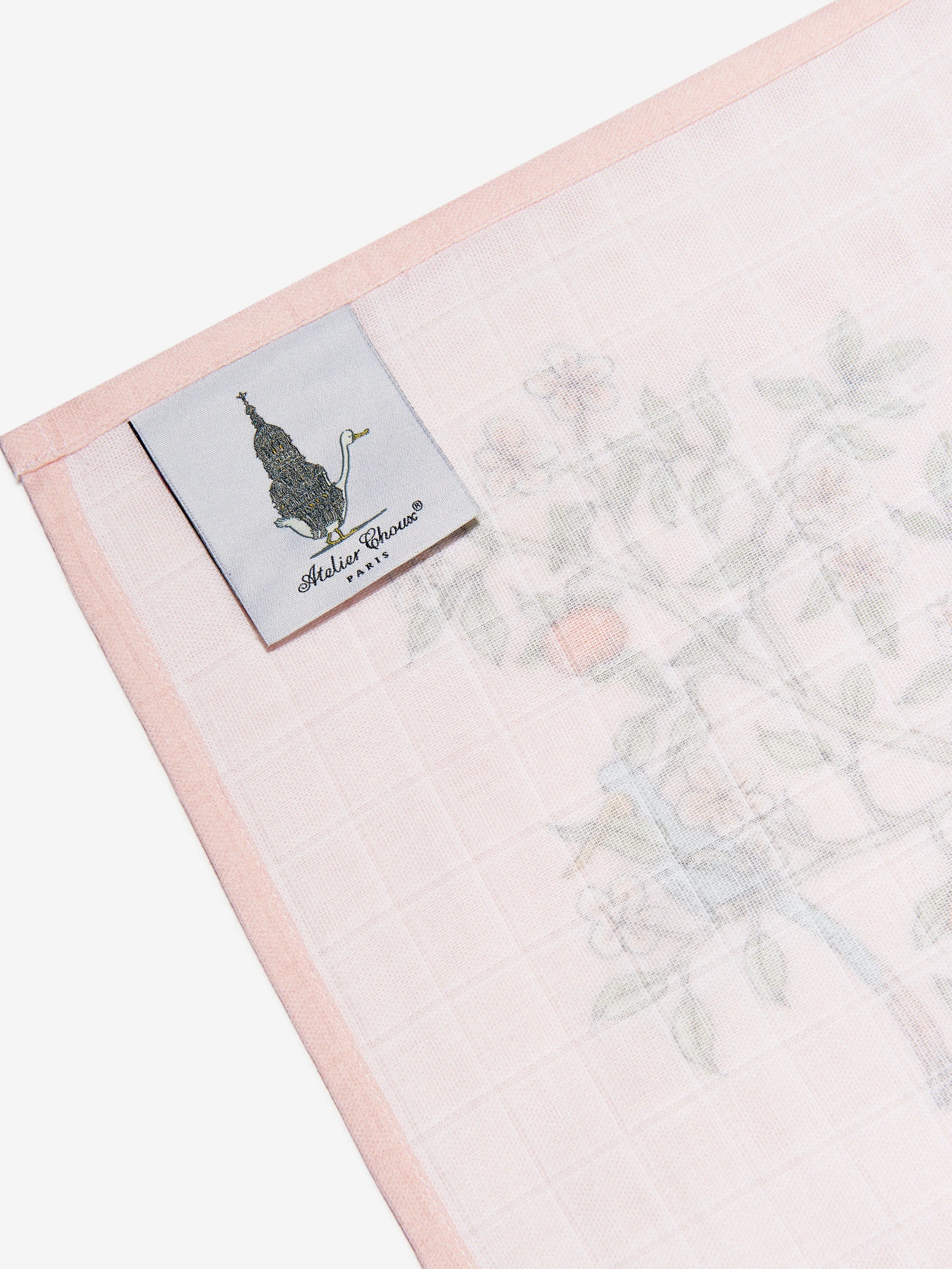 Atelier Choux Baby Girls In Bloom Swaddle in Pink (100cm)