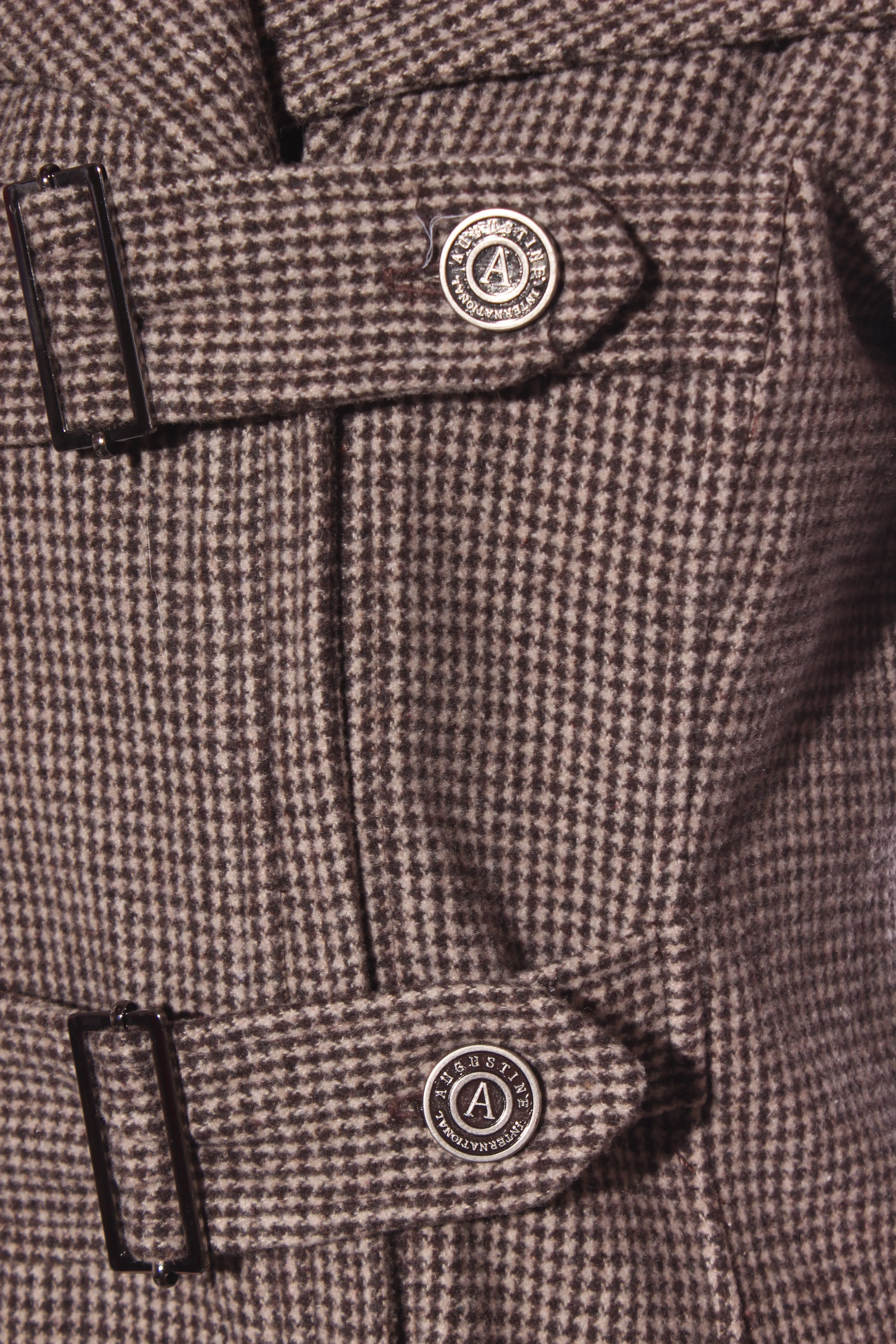 AUGUSTINE (LN) Wool blend houndstooth coat! 10