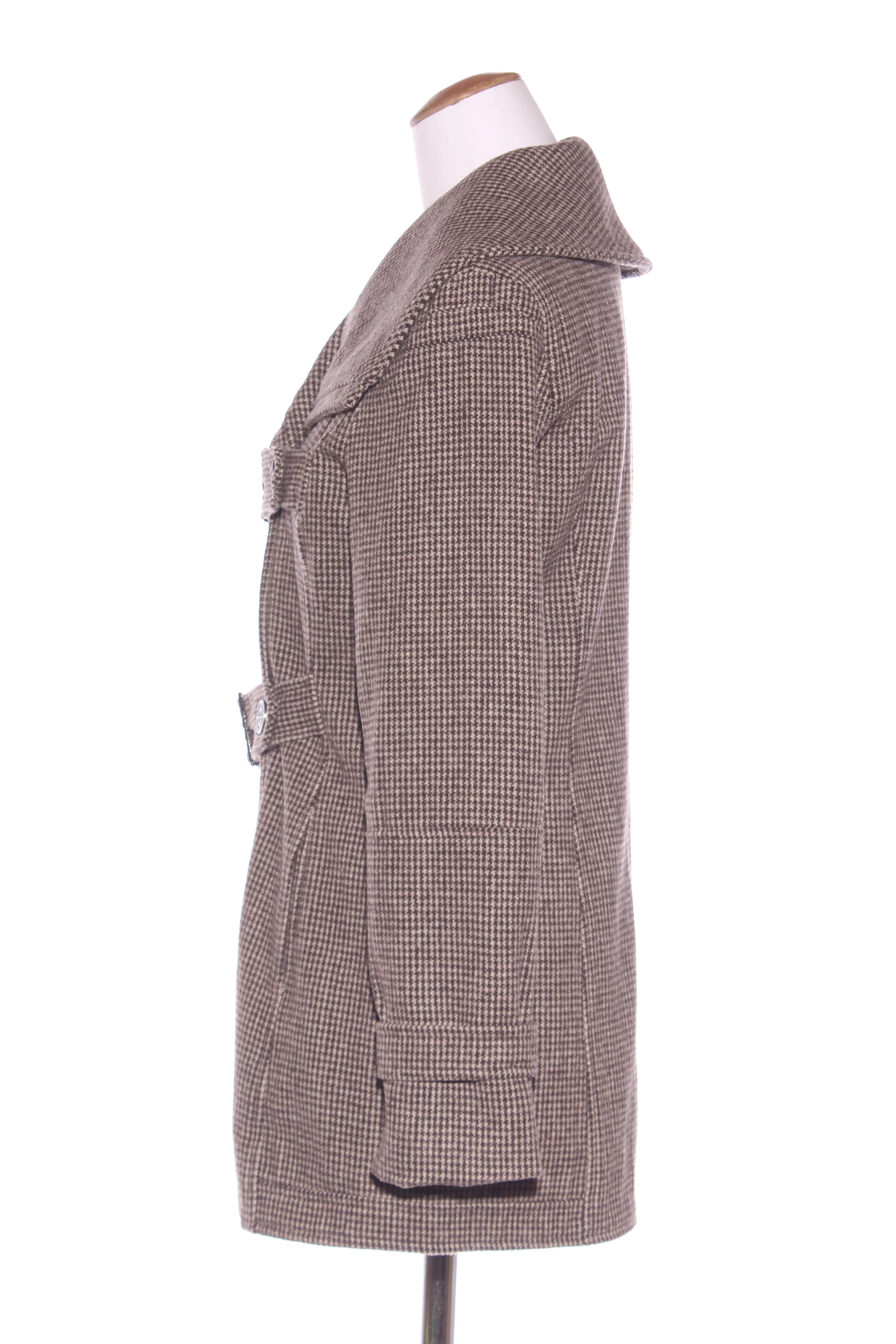 AUGUSTINE (LN) Wool blend houndstooth coat! 10
