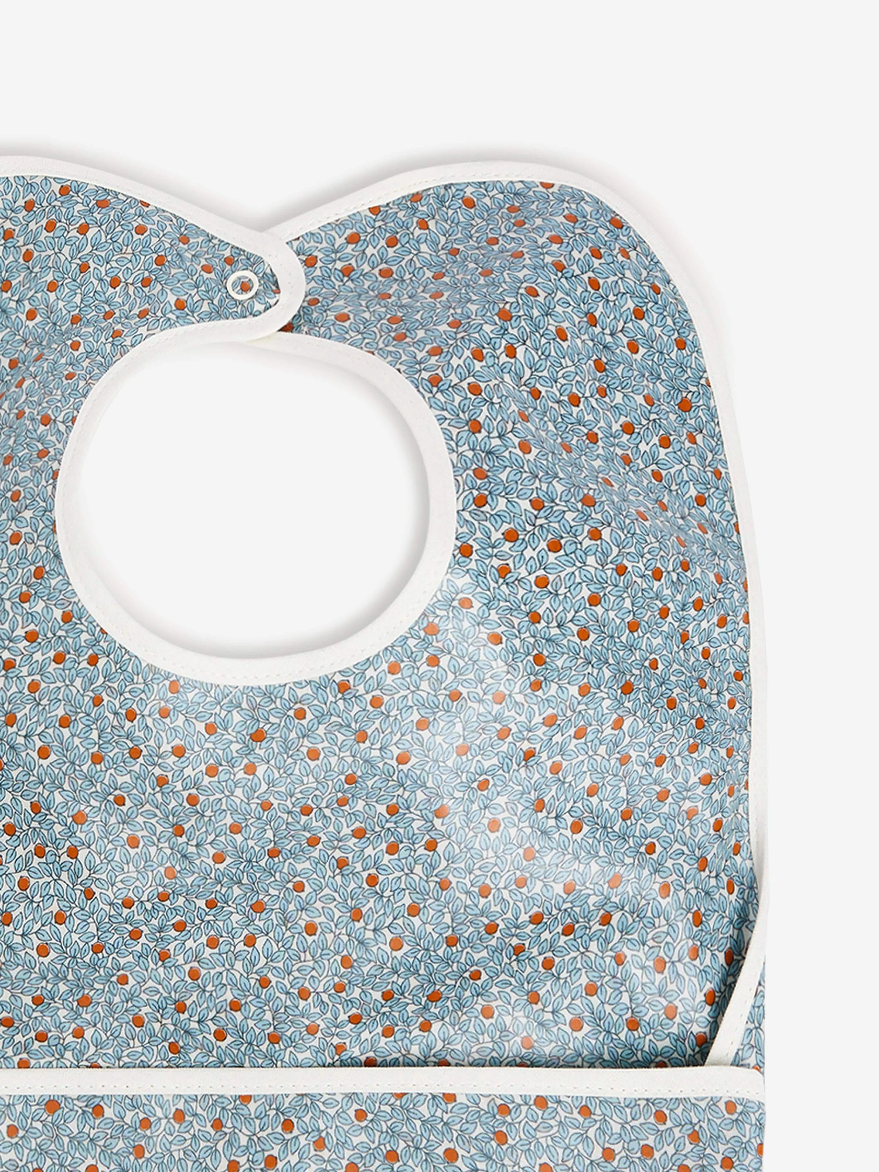Baby Boys Bavoir Clip Bib in Blue (33.2 x 25.6 x 6cm)