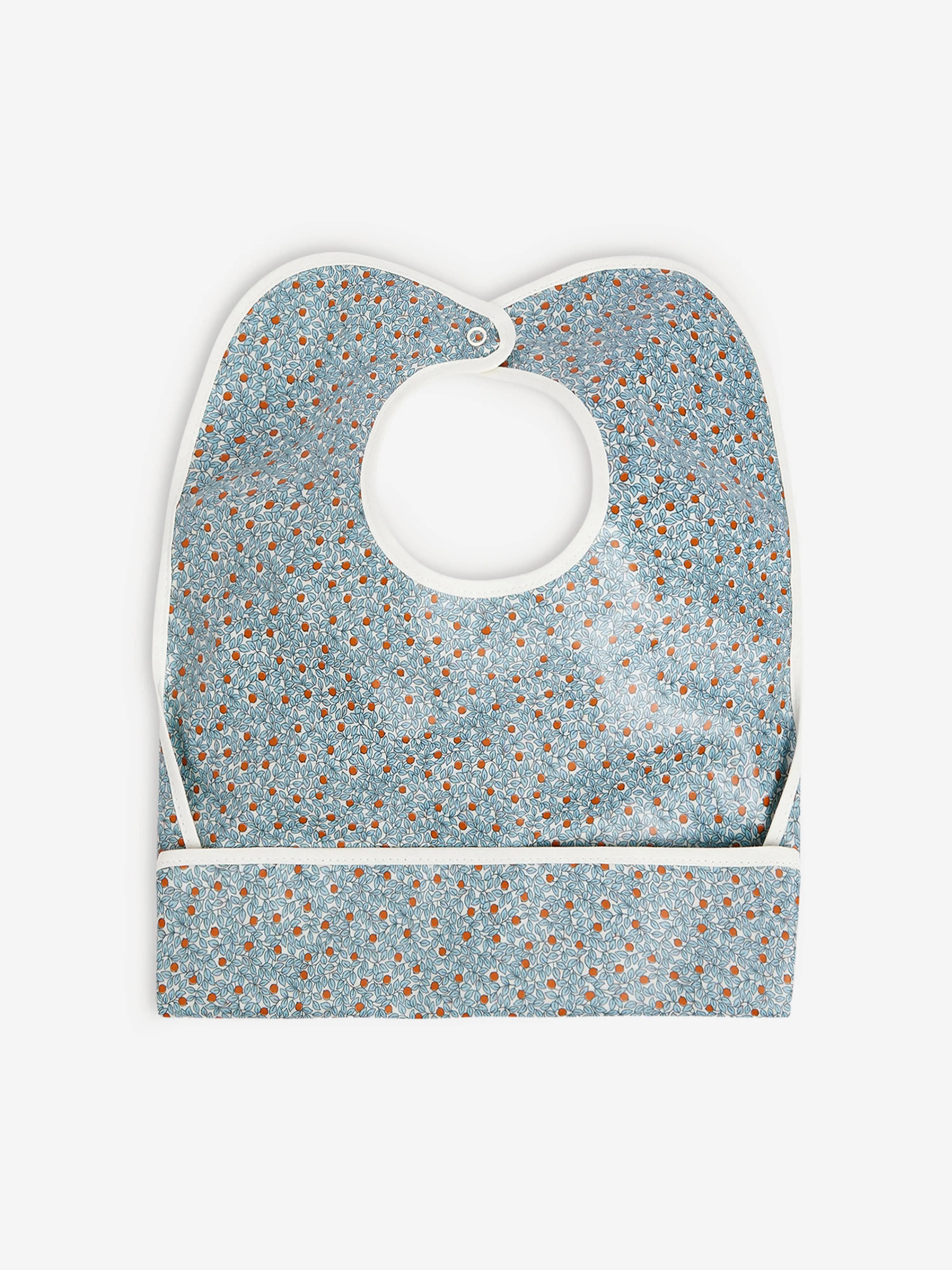 Baby Boys Bavoir Clip Bib in Blue (33.2 x 25.6 x 6cm)