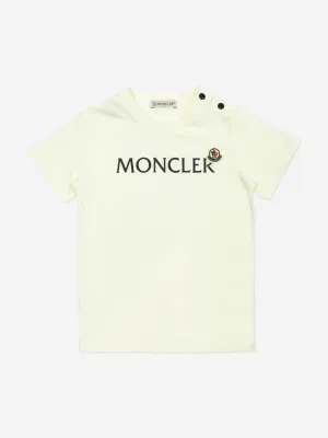Baby Boys Logo T-Shirt in Ivory