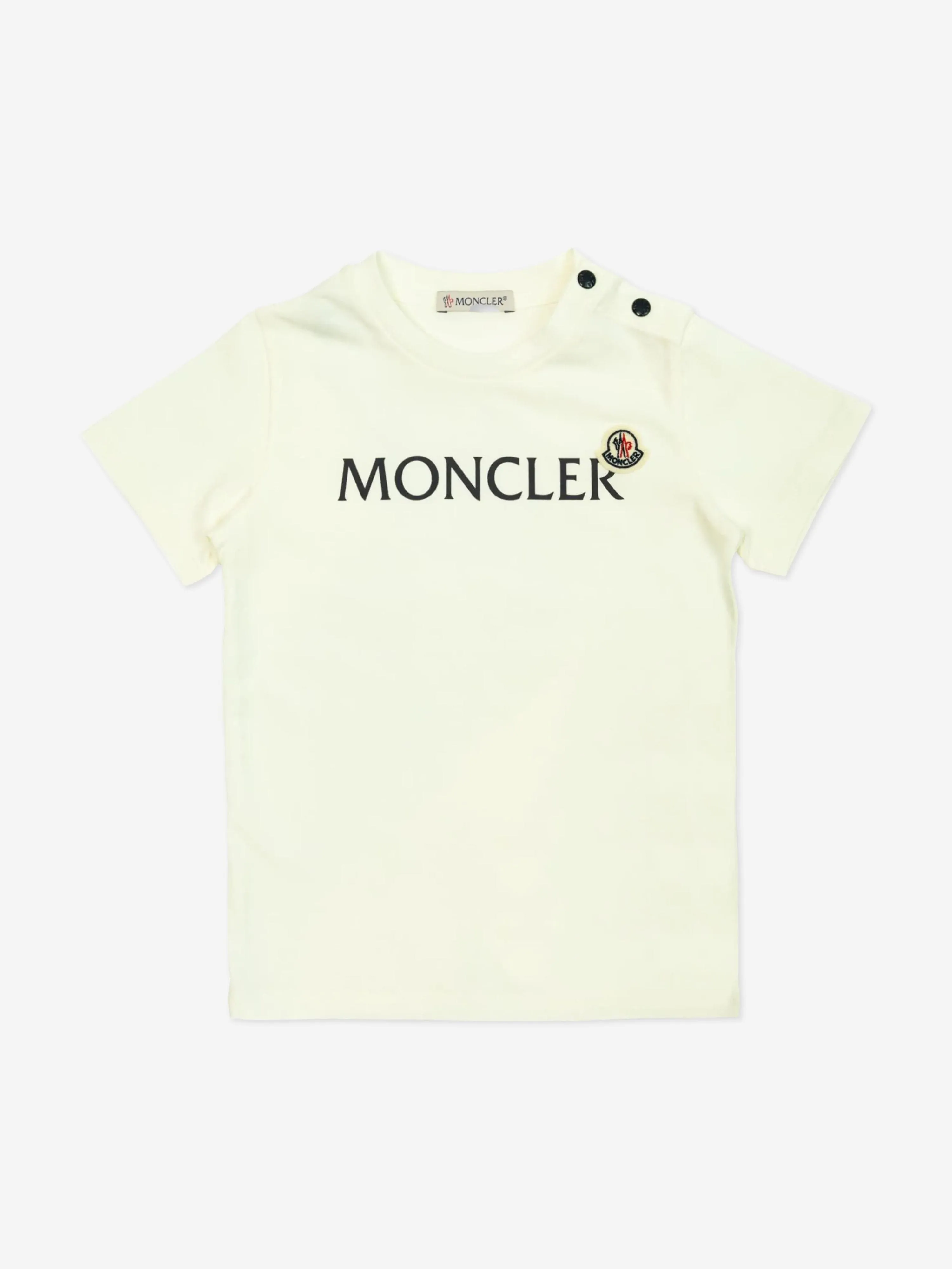 Baby Boys Logo T-Shirt in Ivory