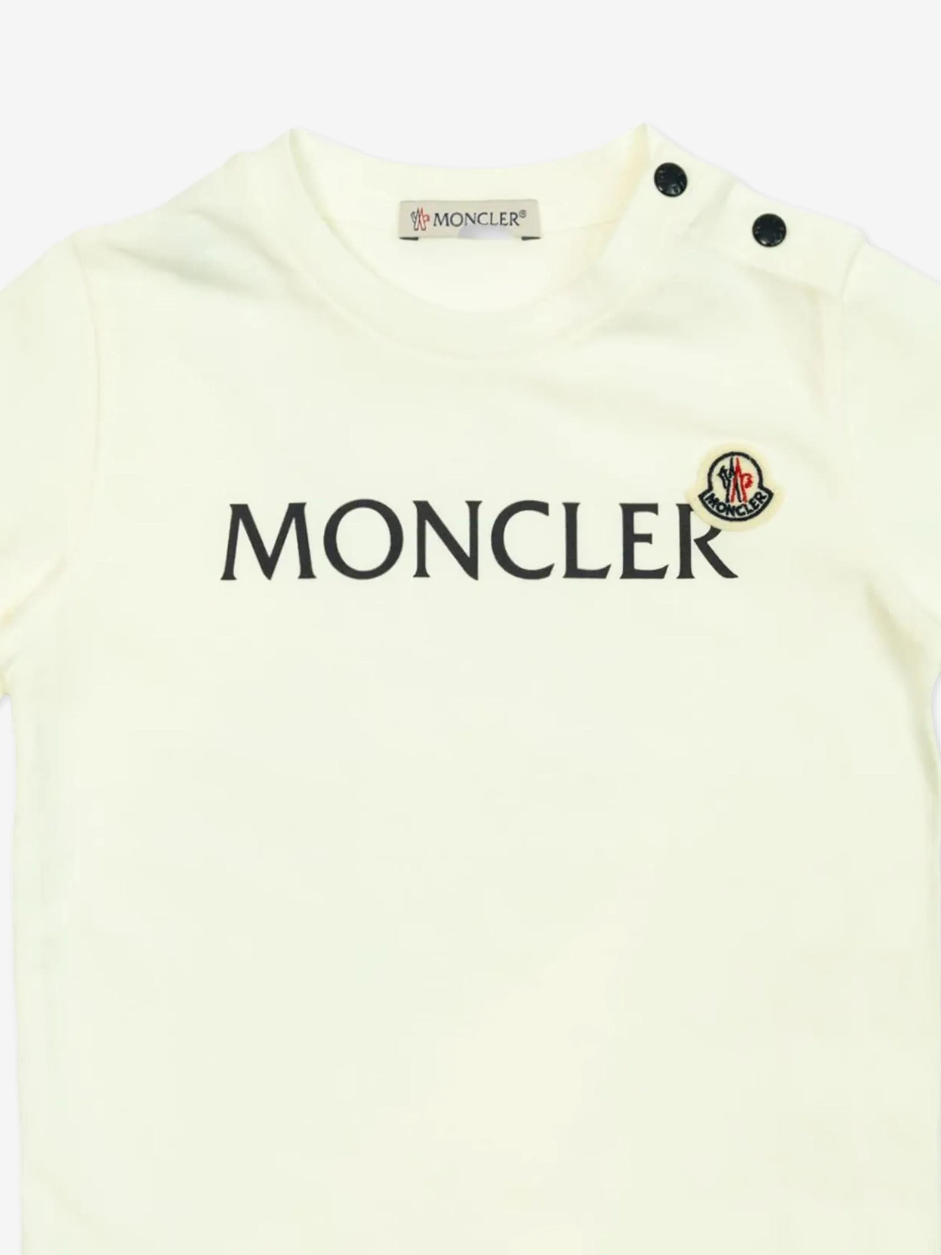 Baby Boys Logo T-Shirt in Ivory