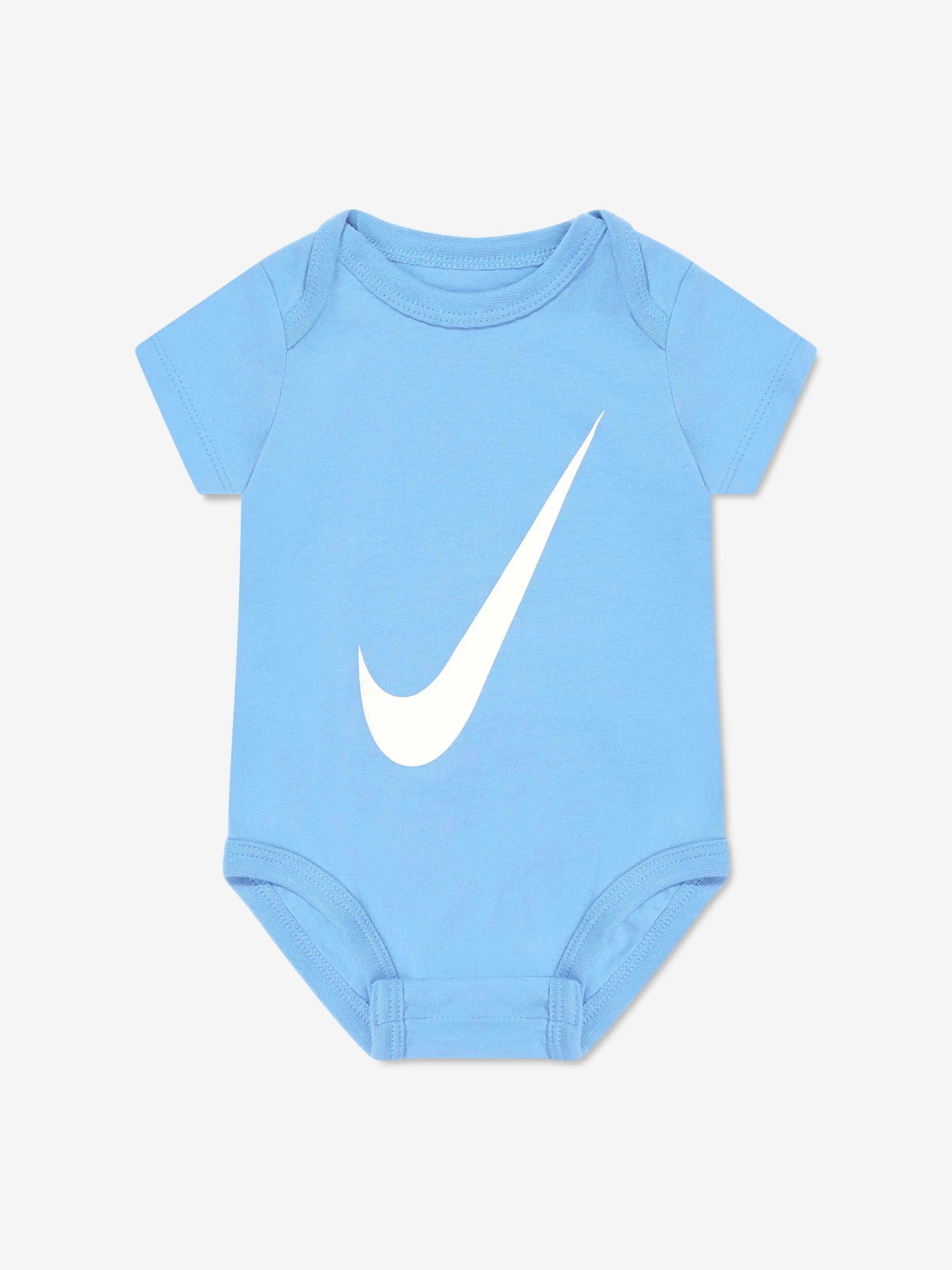 Baby Boys Swoosh 3 Pack Bodysuit Set in Multicolour