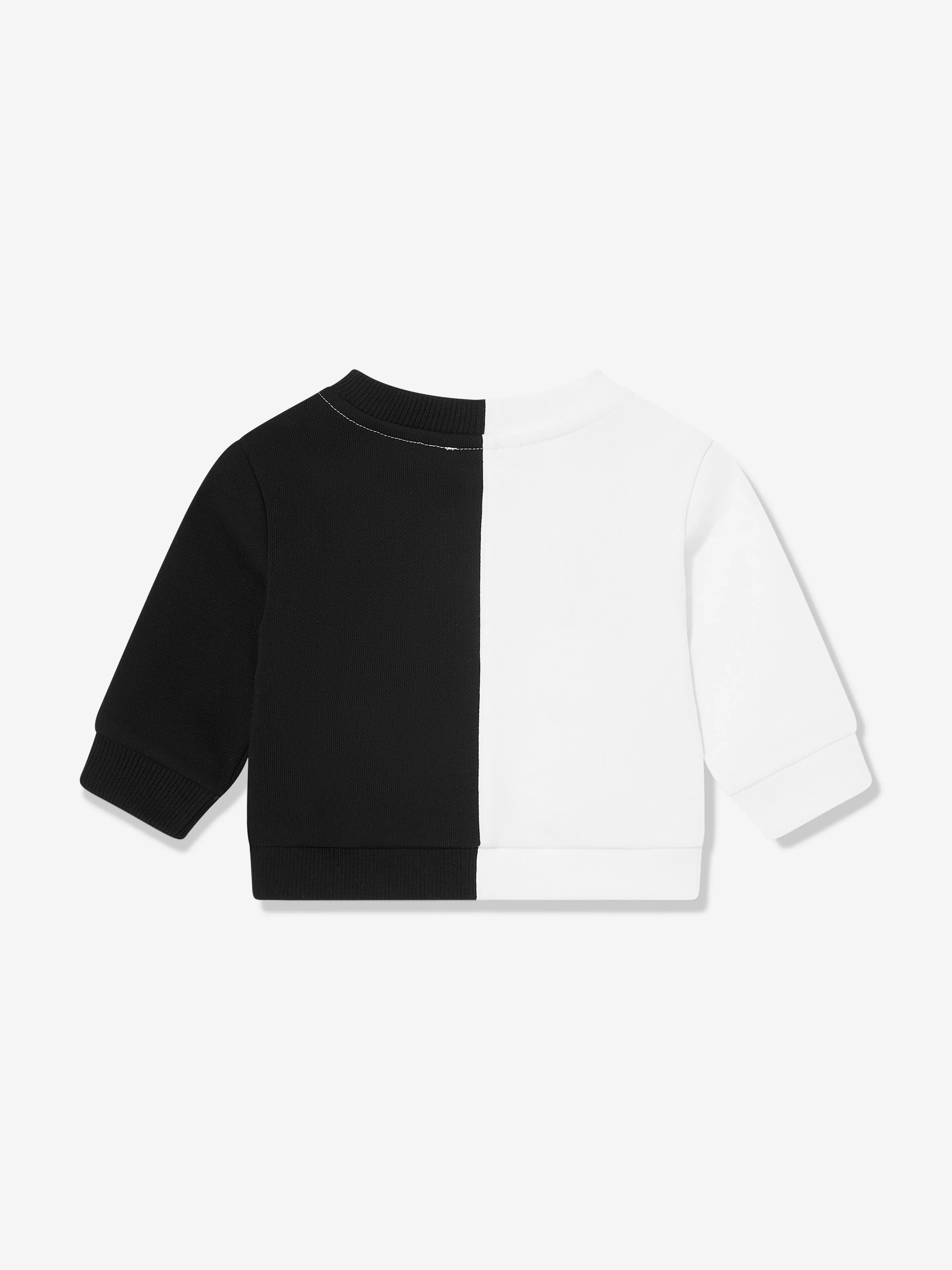 Baby Colourblock Sweatshirt in White