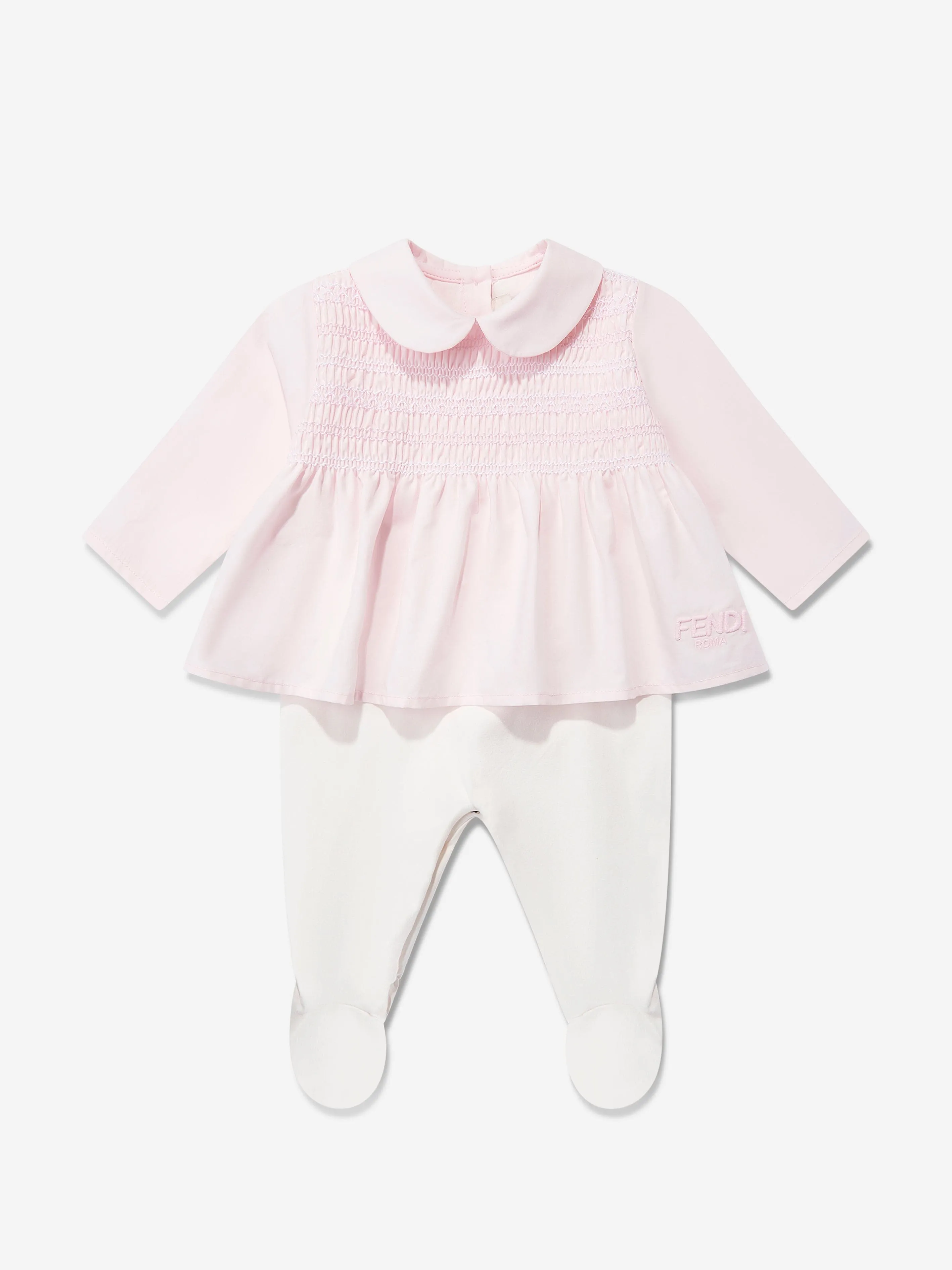 Baby Girls 3 Piece Babygrow Set in Pink