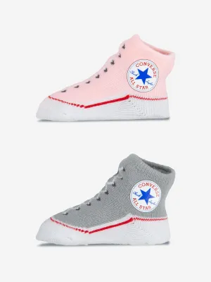 Baby Girls Chuck Booties in Pink