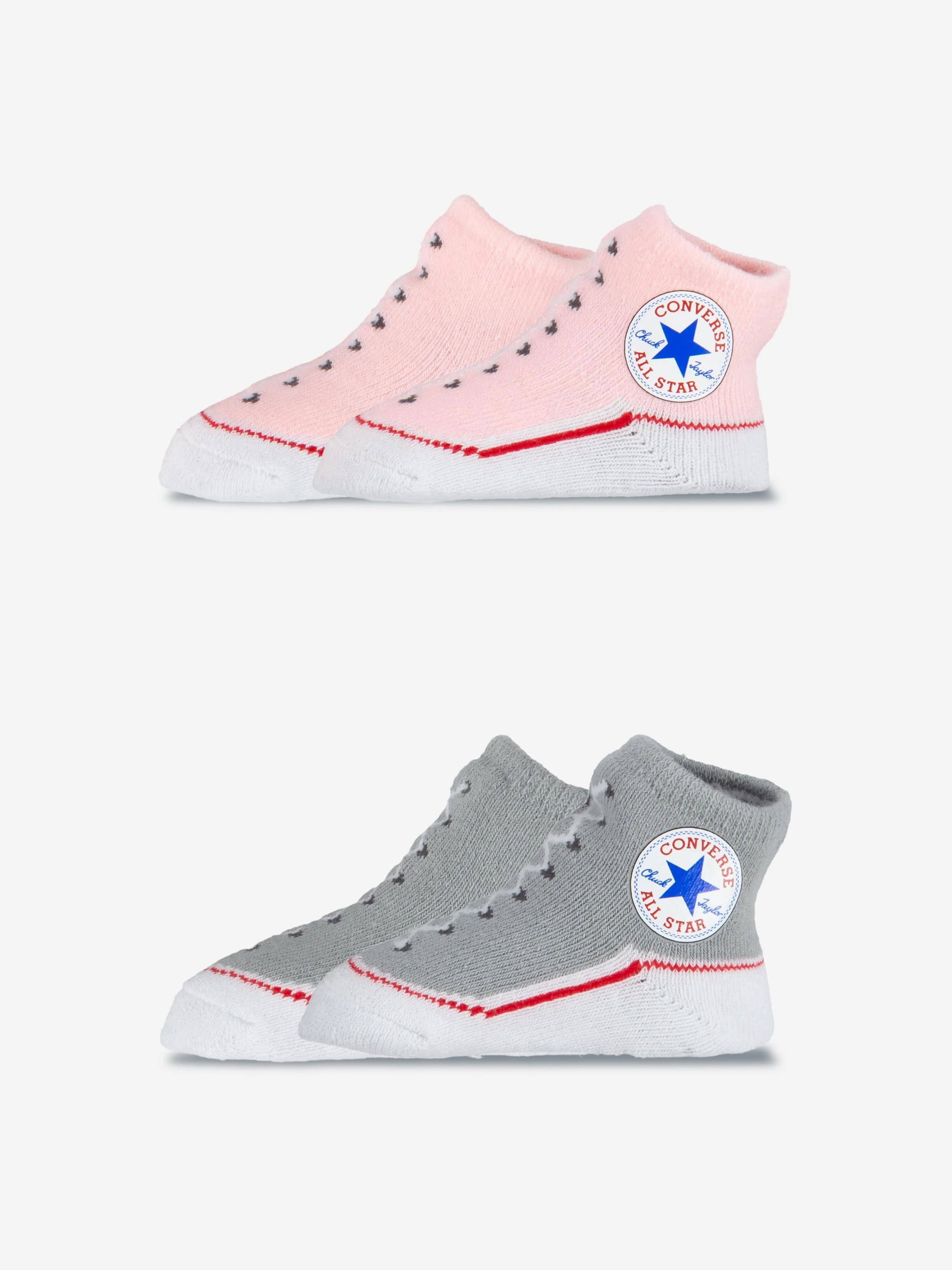 Baby Girls Chuck Booties in Pink
