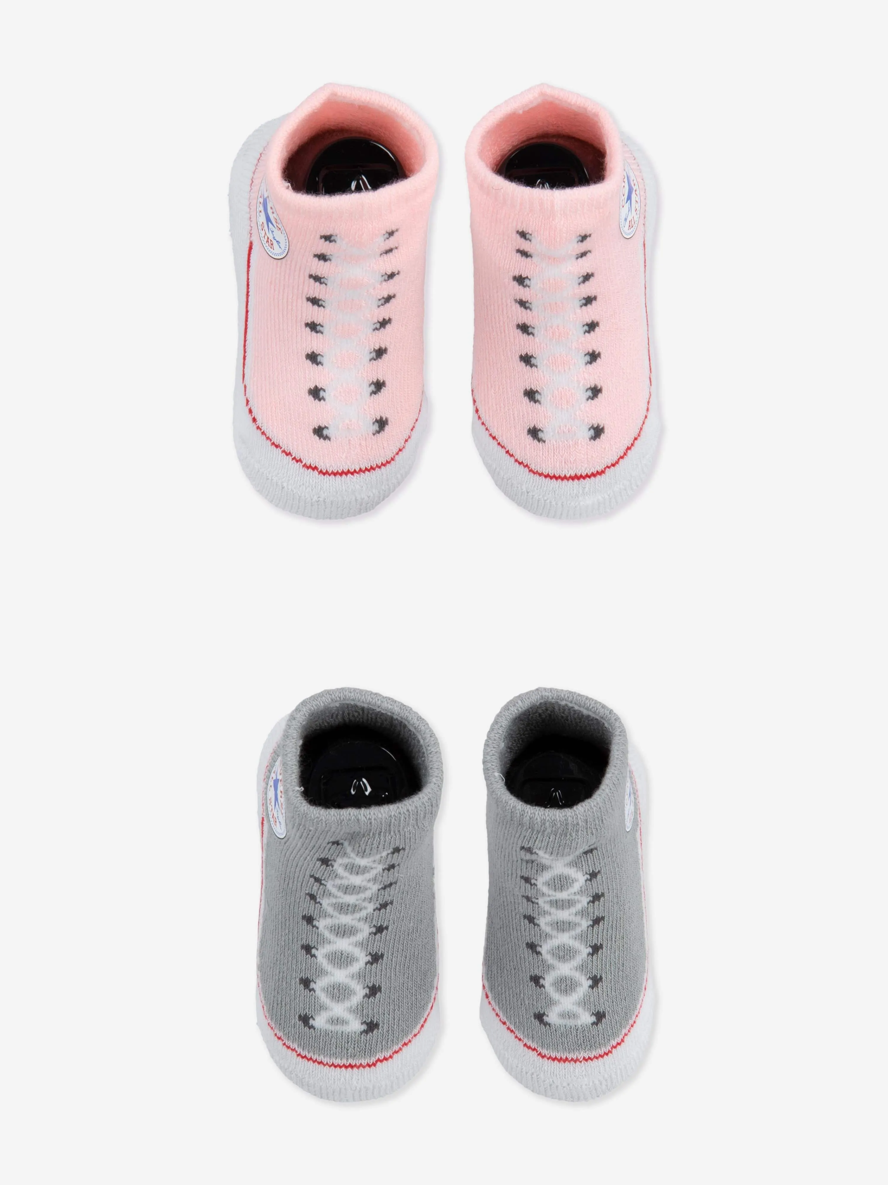 Baby Girls Chuck Booties in Pink