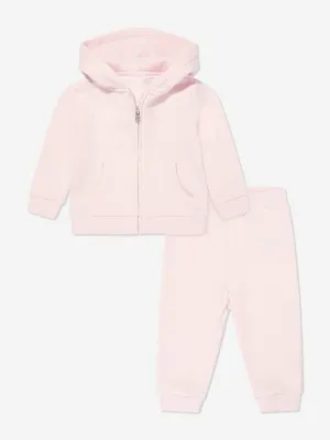 Baby Girls Logo Tracksuit in Pink