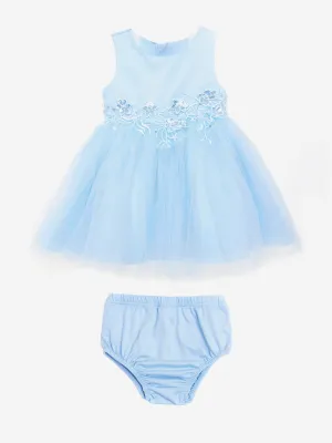 Baby Girls Starlight Dress in Blue