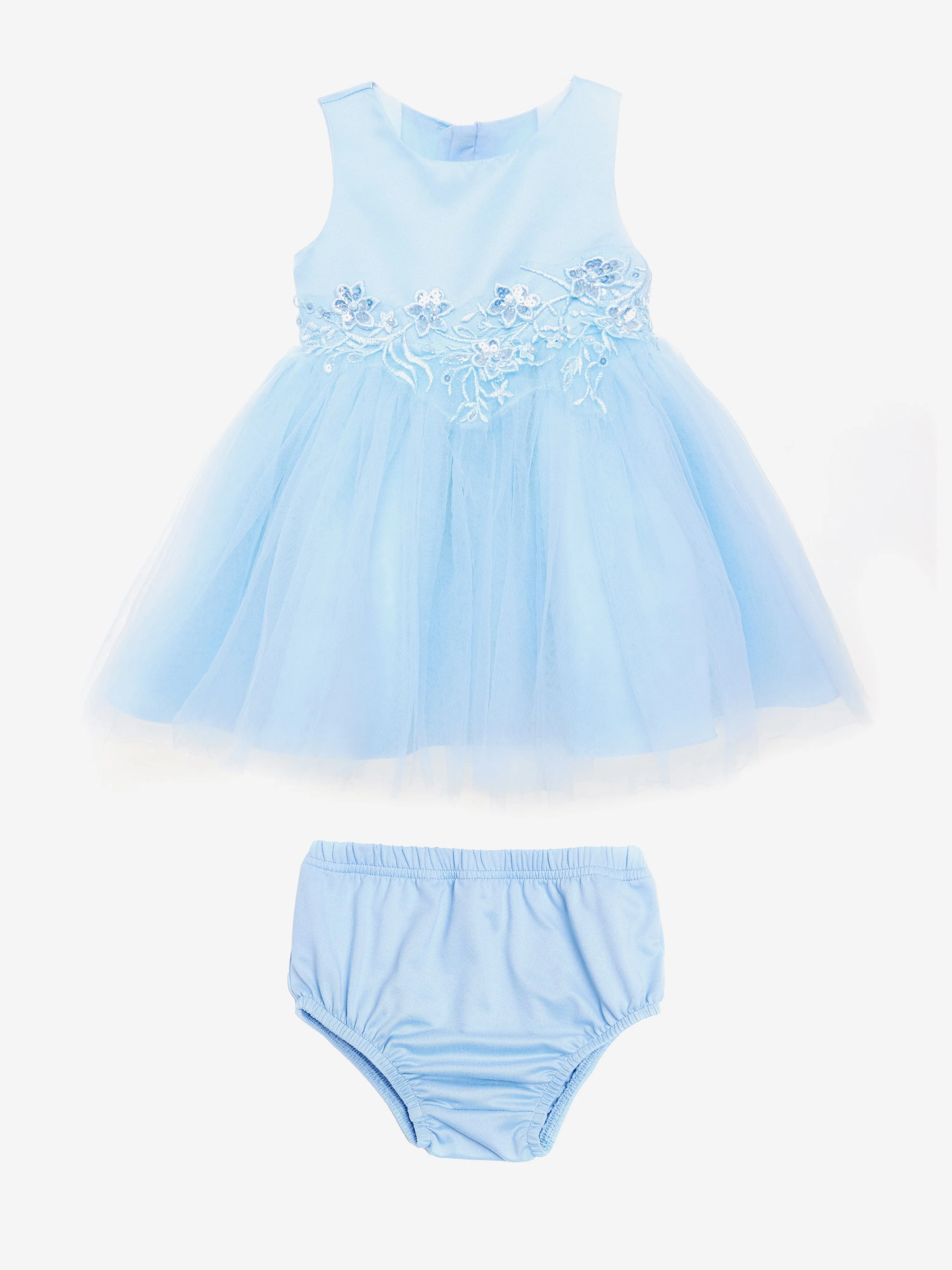 Baby Girls Starlight Dress in Blue