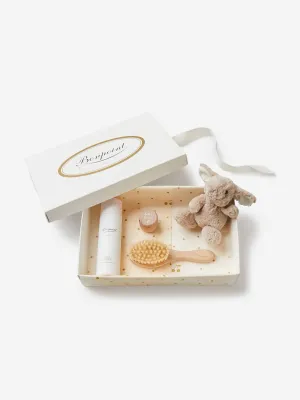 Baby Soft Toy and Mixed Treatments Gift Set in White