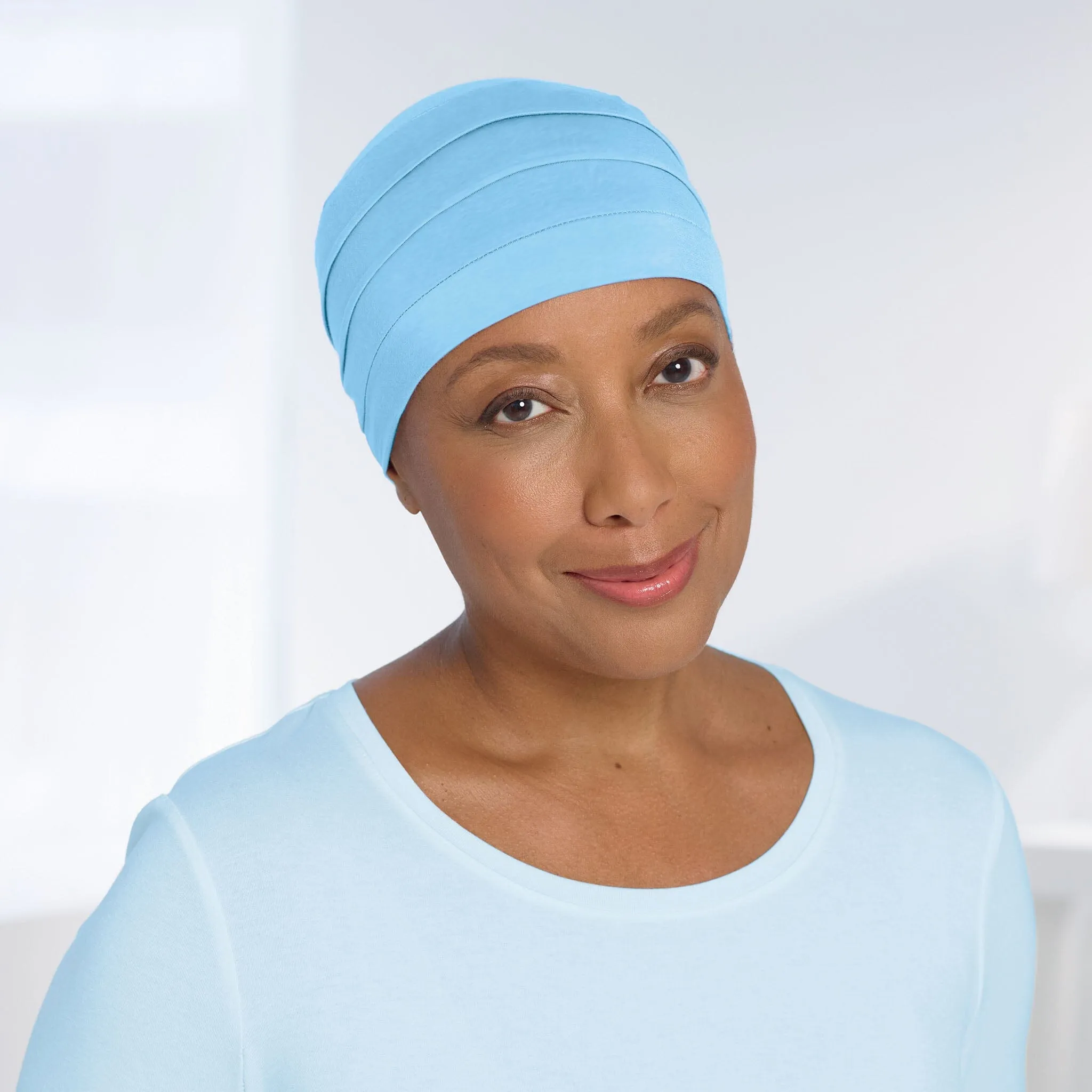 Bamboo Cool Comfort™ Seamless Floral & Solid Color Sleep Caps