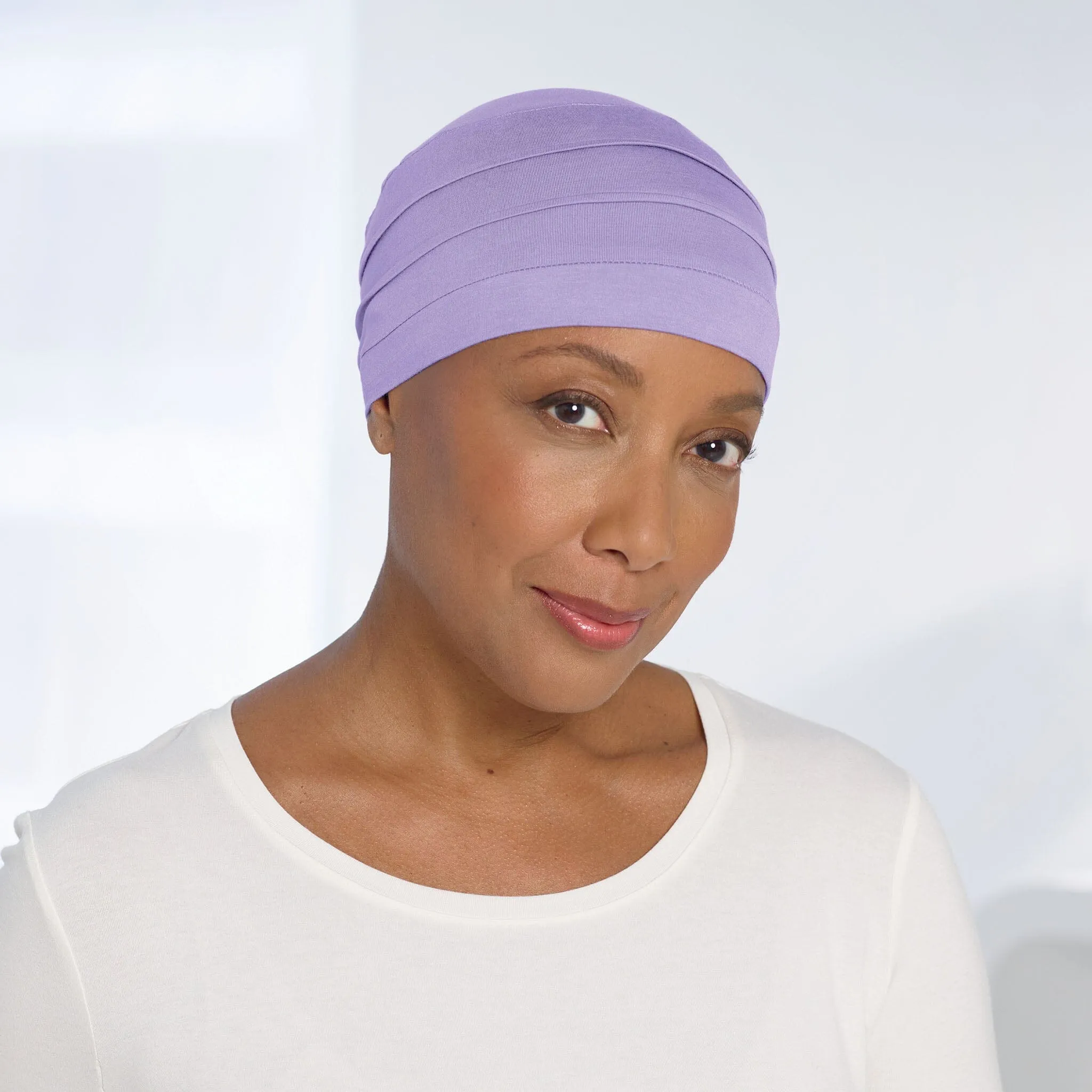 Bamboo Cool Comfort™ Seamless Floral & Solid Color Sleep Caps