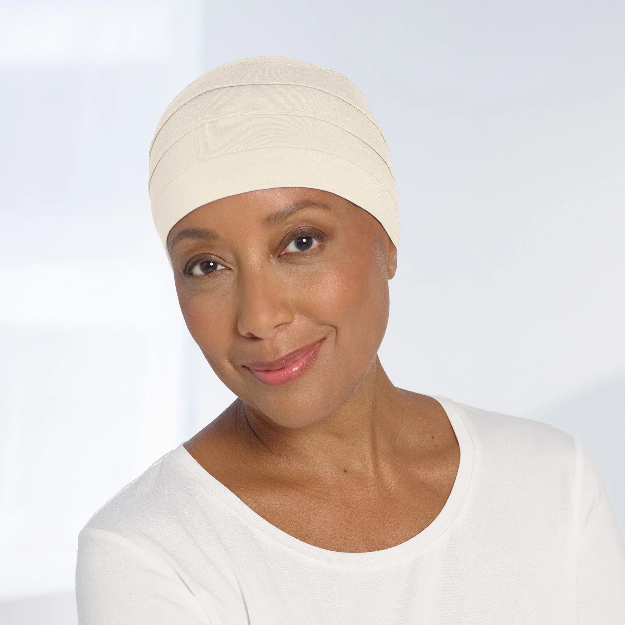 Bamboo Cool Comfort™ Seamless Floral & Solid Color Sleep Caps