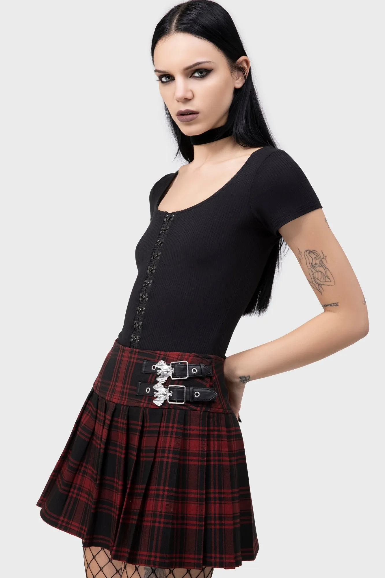 Bat Girl Skirt [TARTAN]