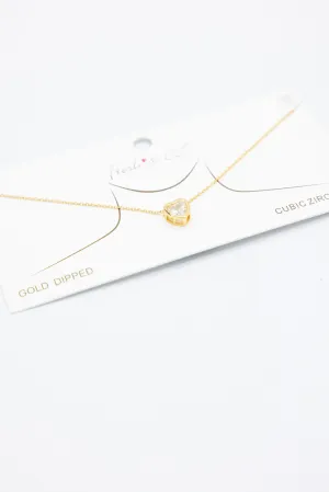 Big Heart Necklace in Gold | 172048-GD