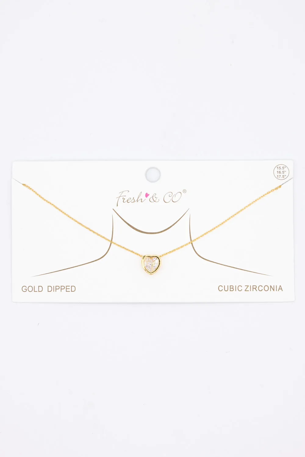 Big Heart Necklace in Gold | 172048-GD