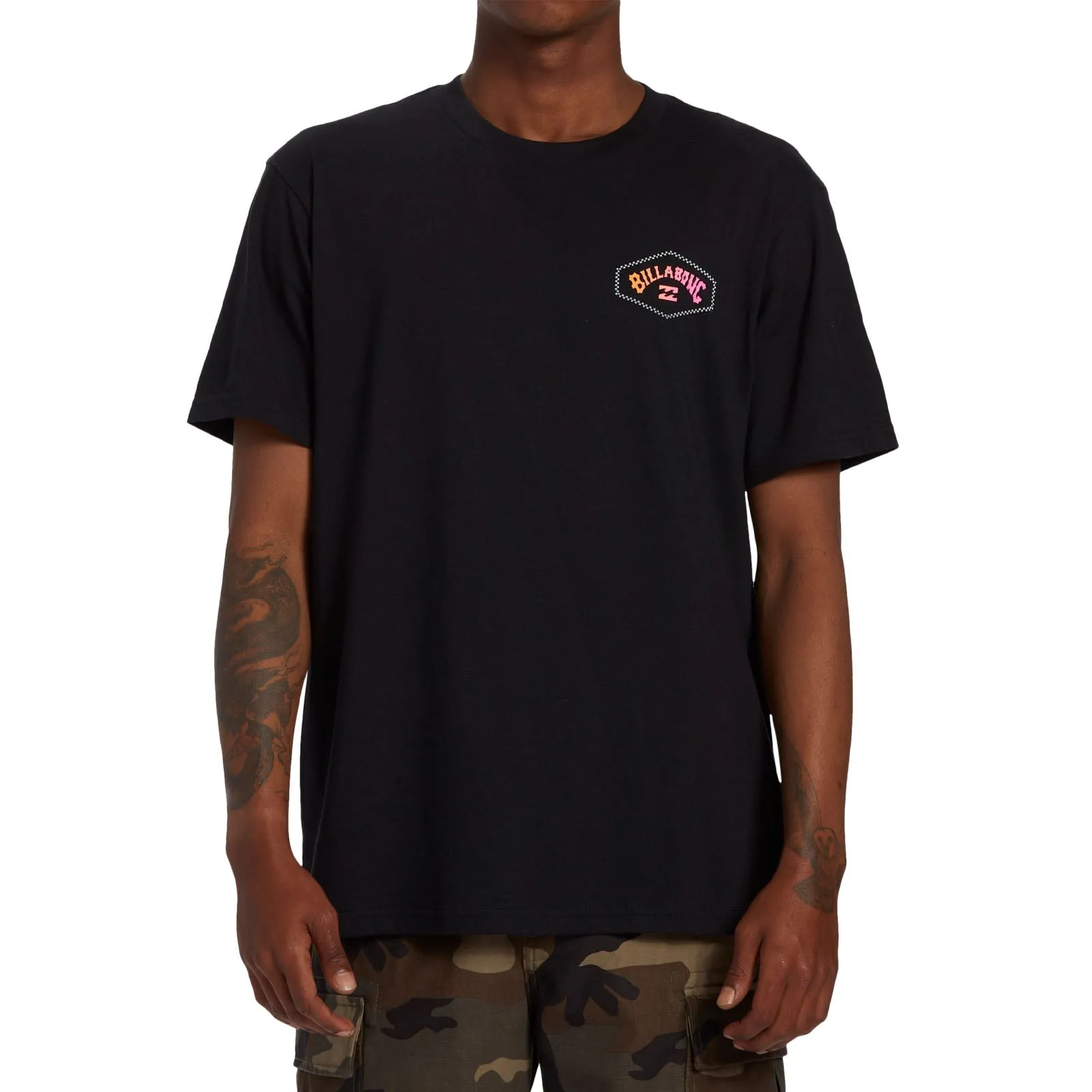 Billabong Mens Exit Arch Crew Neck Cotton T-Shirt
