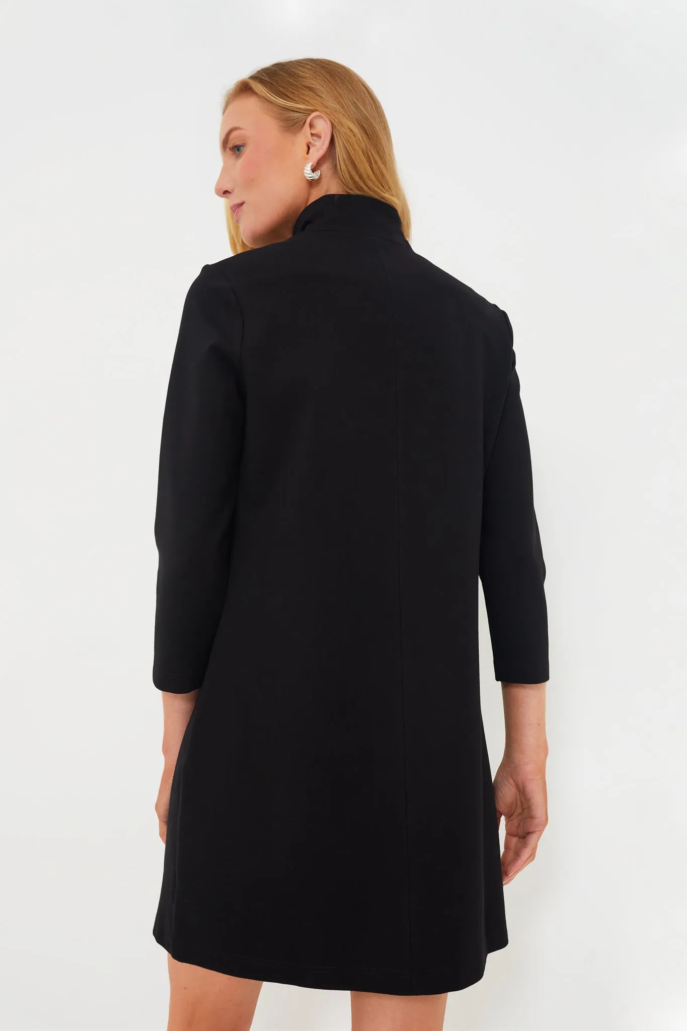 Black Ponte Clifton Dress