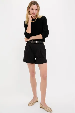 Black Wells Chino Shorts