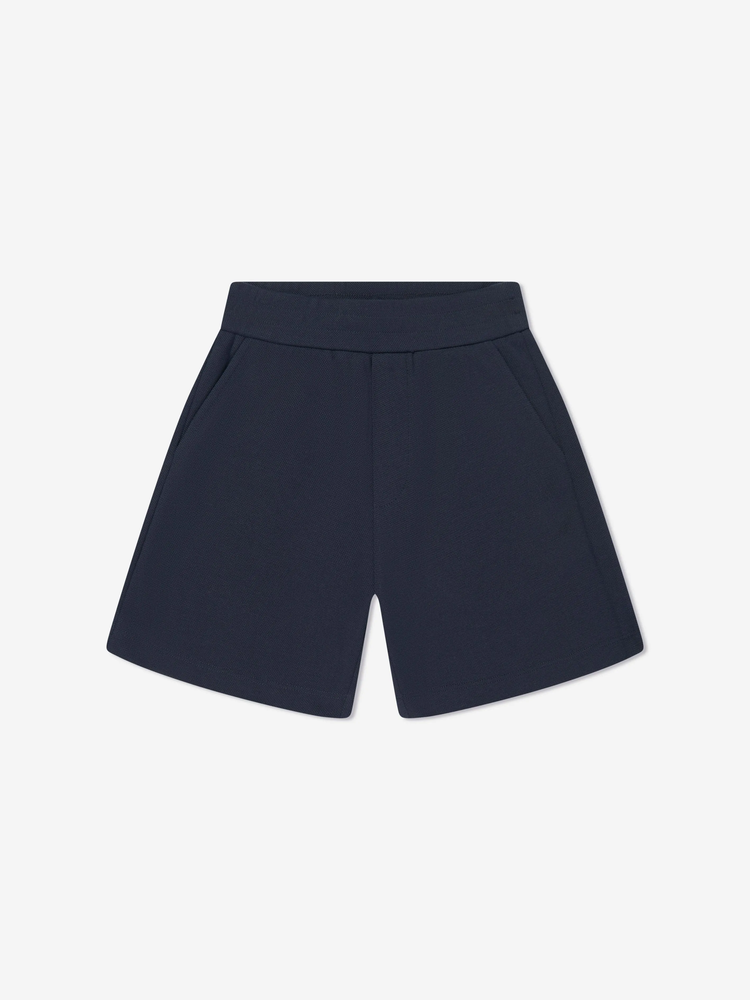 Boys Logo Short Set in Navy