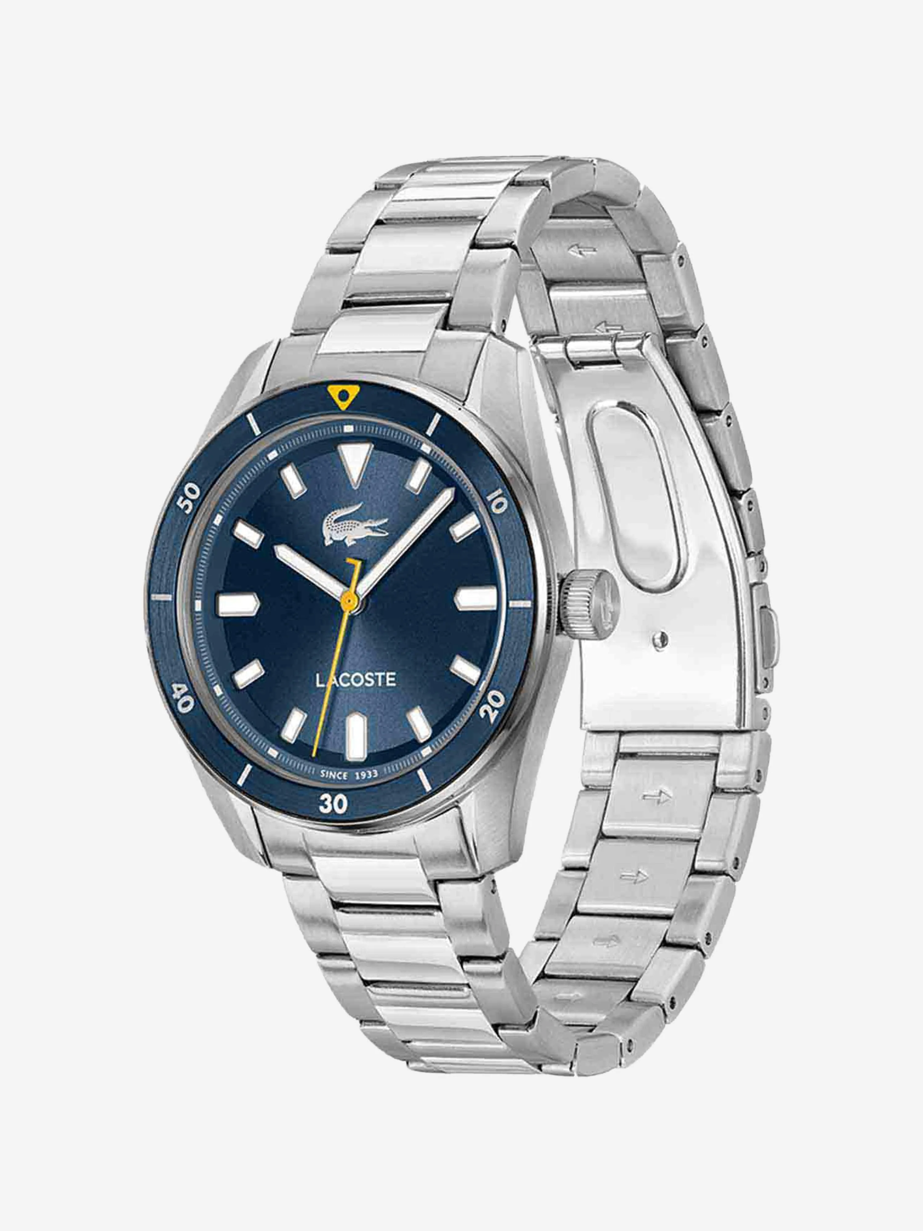 Boys Stainless Steel Boston Watch in Silver (39mm)