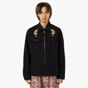 Brother Brother Military Souvenir Zip Shirt / Black
