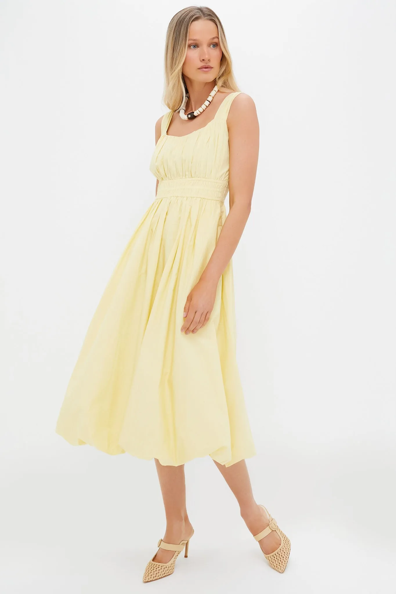 Butter Emmet Poplin Midi Bubble Dress