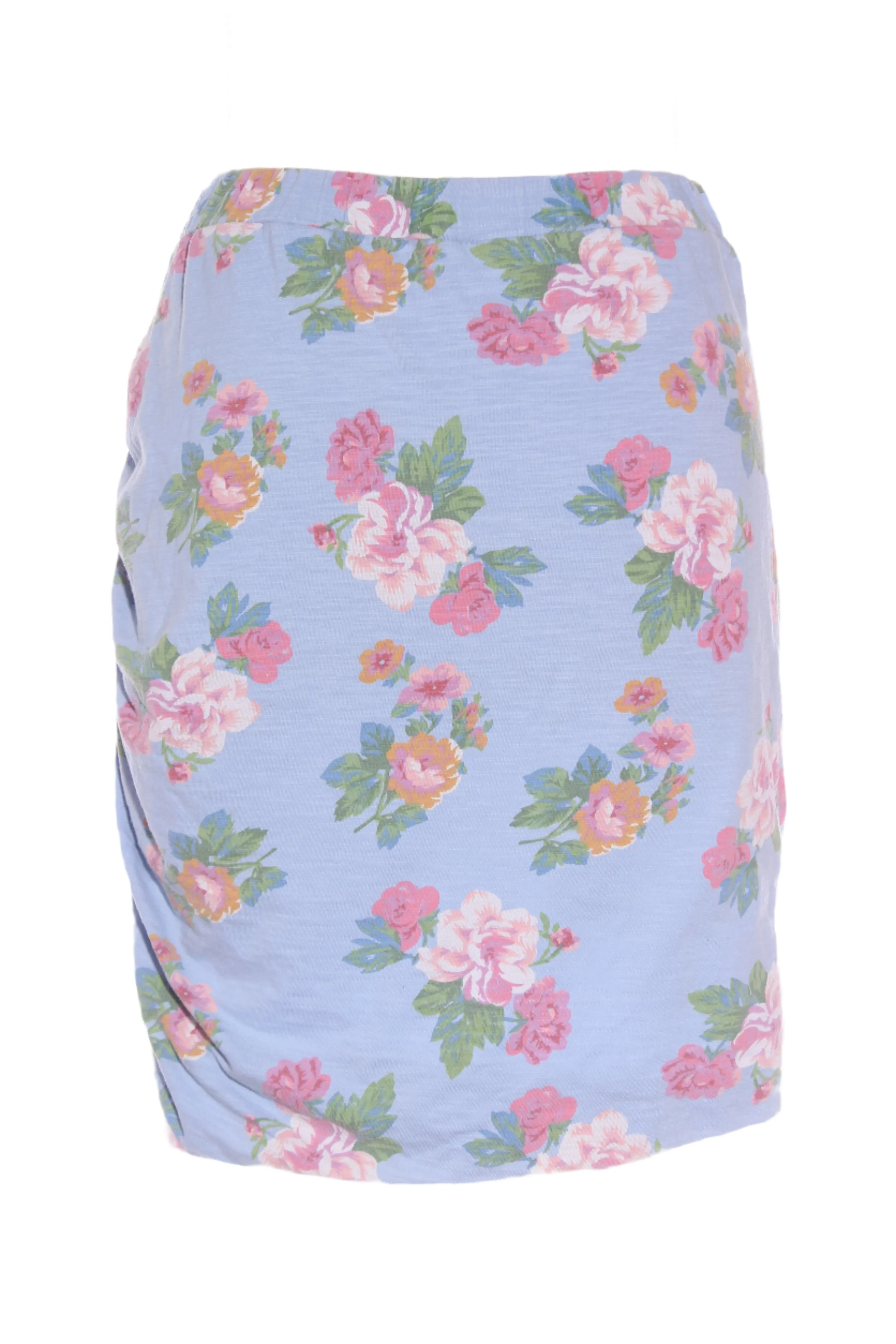 CHARLO - Light blue floral meow skirt! 12