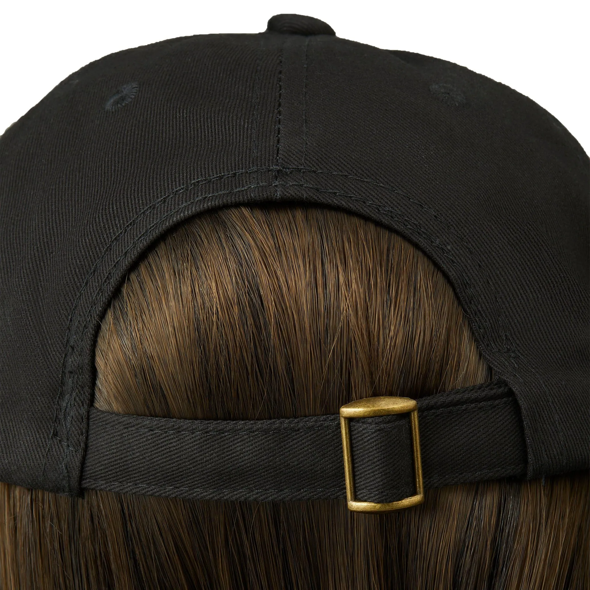 Classic Wig with Navy Hat