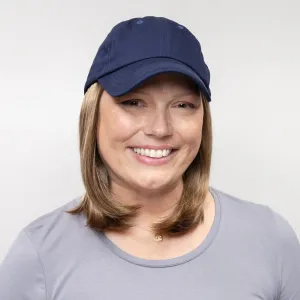 Classic Wig with Navy Hat